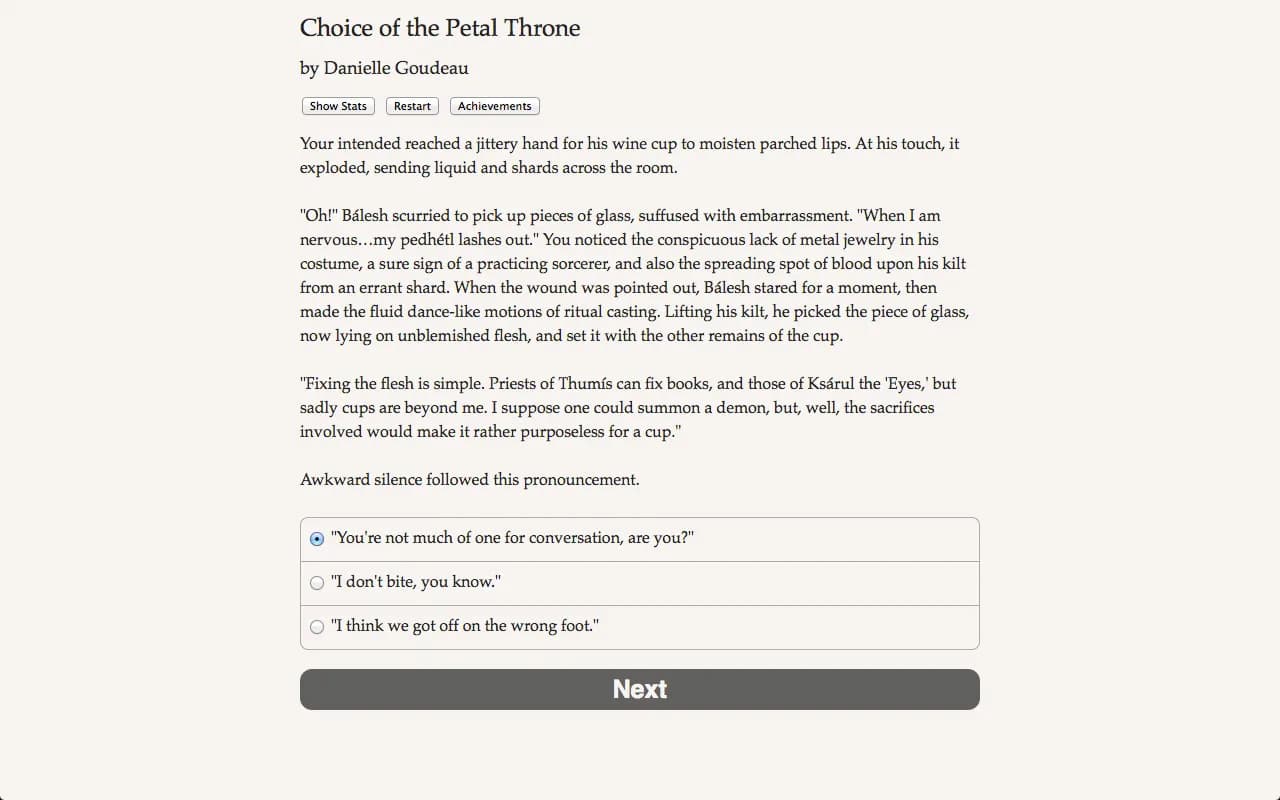 Choice of the Petal Throne görsel 3