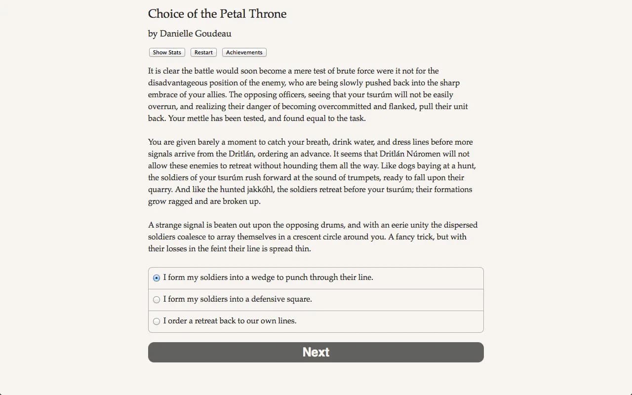 Choice of the Petal Throne görsel 5