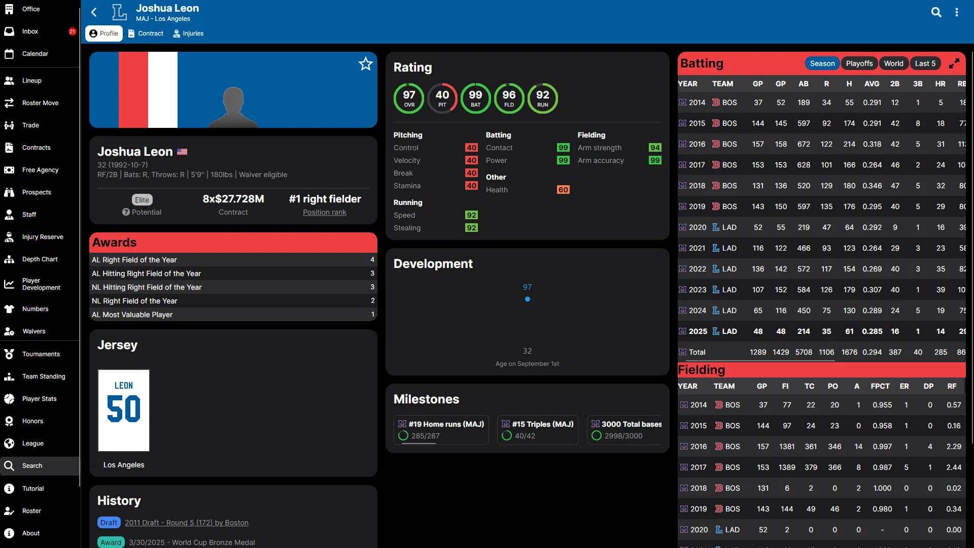 Baseball Legacy Manager 25 görsel 3