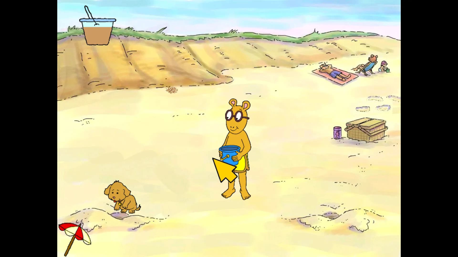 Arthur's Sand Castle Contest görsel 2