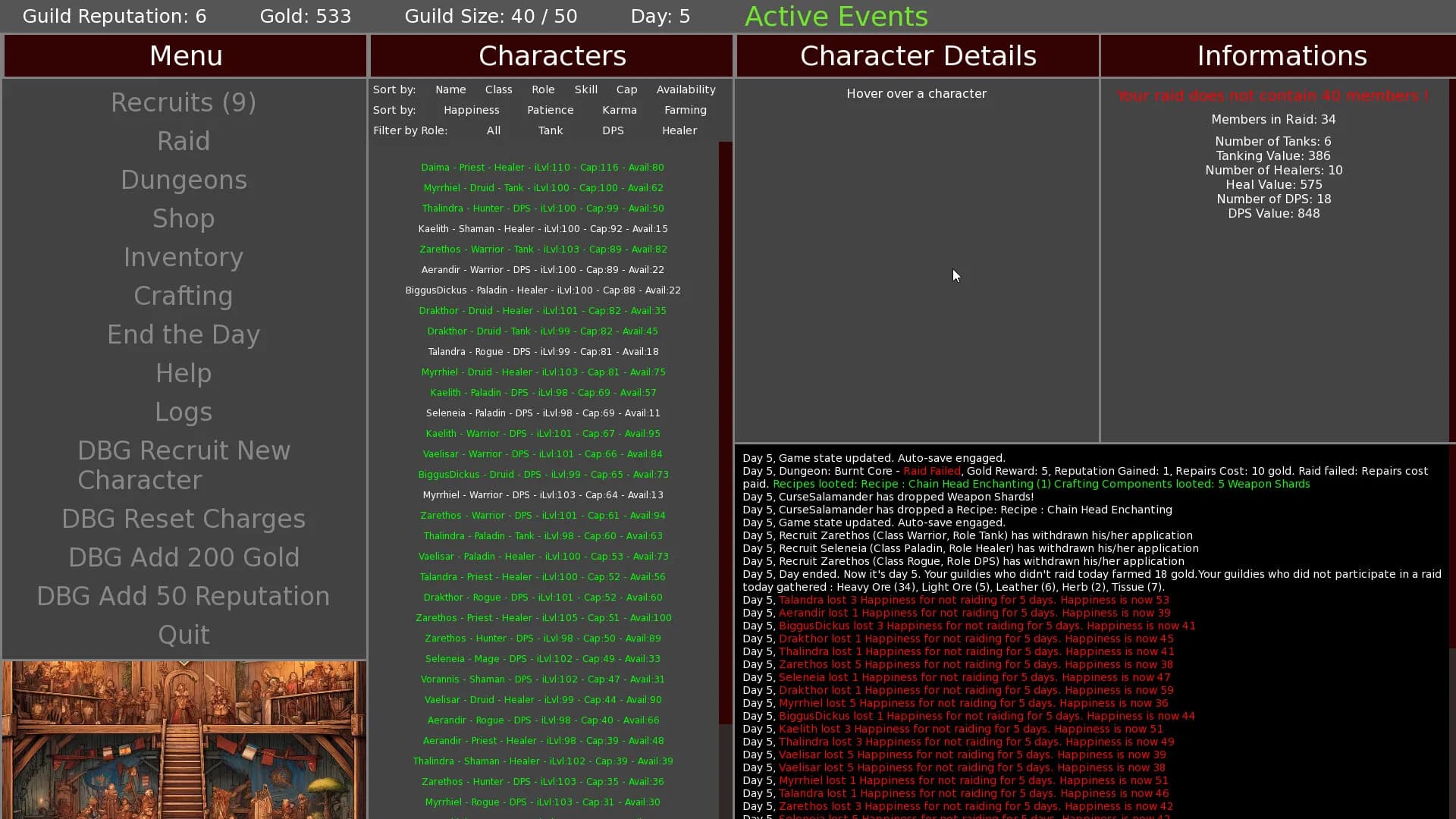 Heroes' Call - A Casual MMO Guild Sim görsel 2