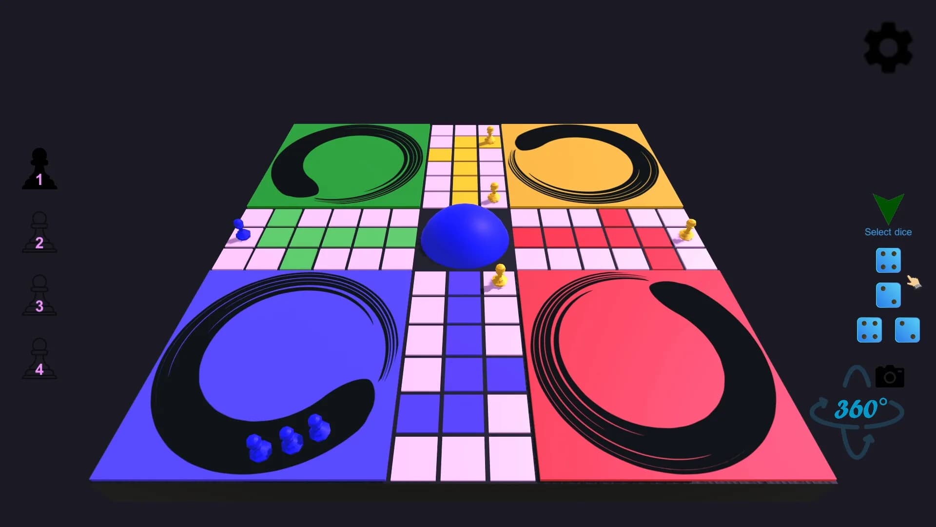 Dice Battle: 3D Board Game görsel 3