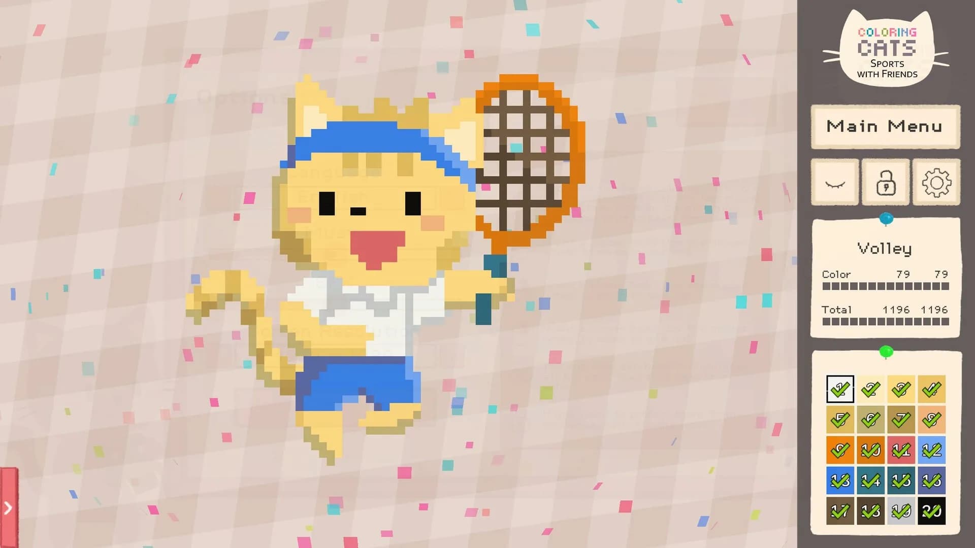 Coloring Cats: Sports With Friends görsel 3