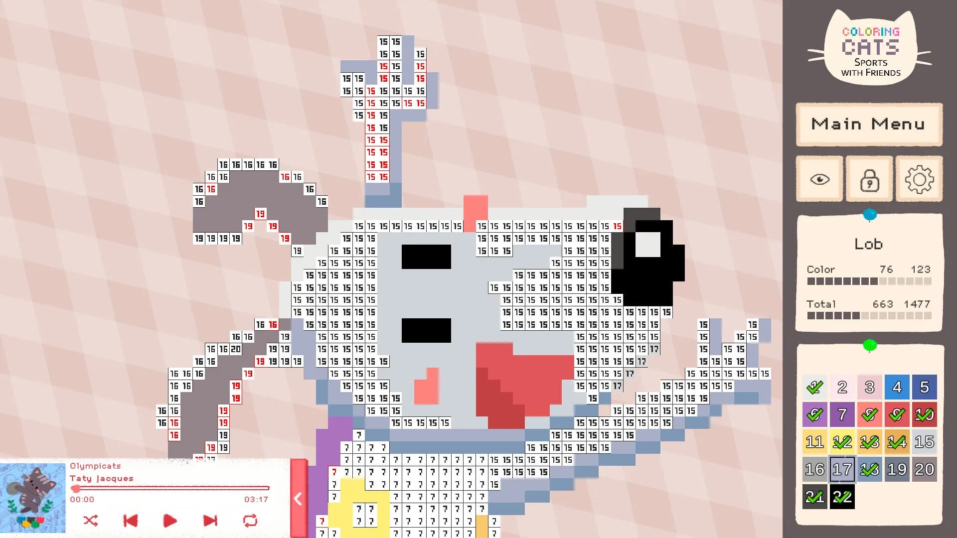 Coloring Cats: Sports With Friends görsel 7