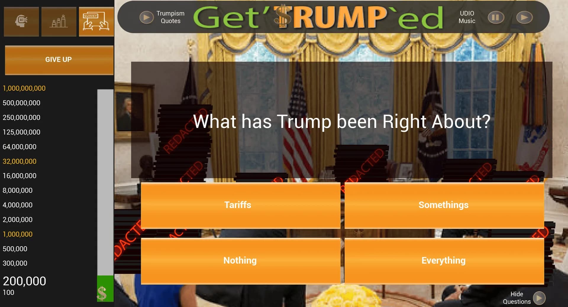 Get'TRUMP`ed Trivia görsel 6