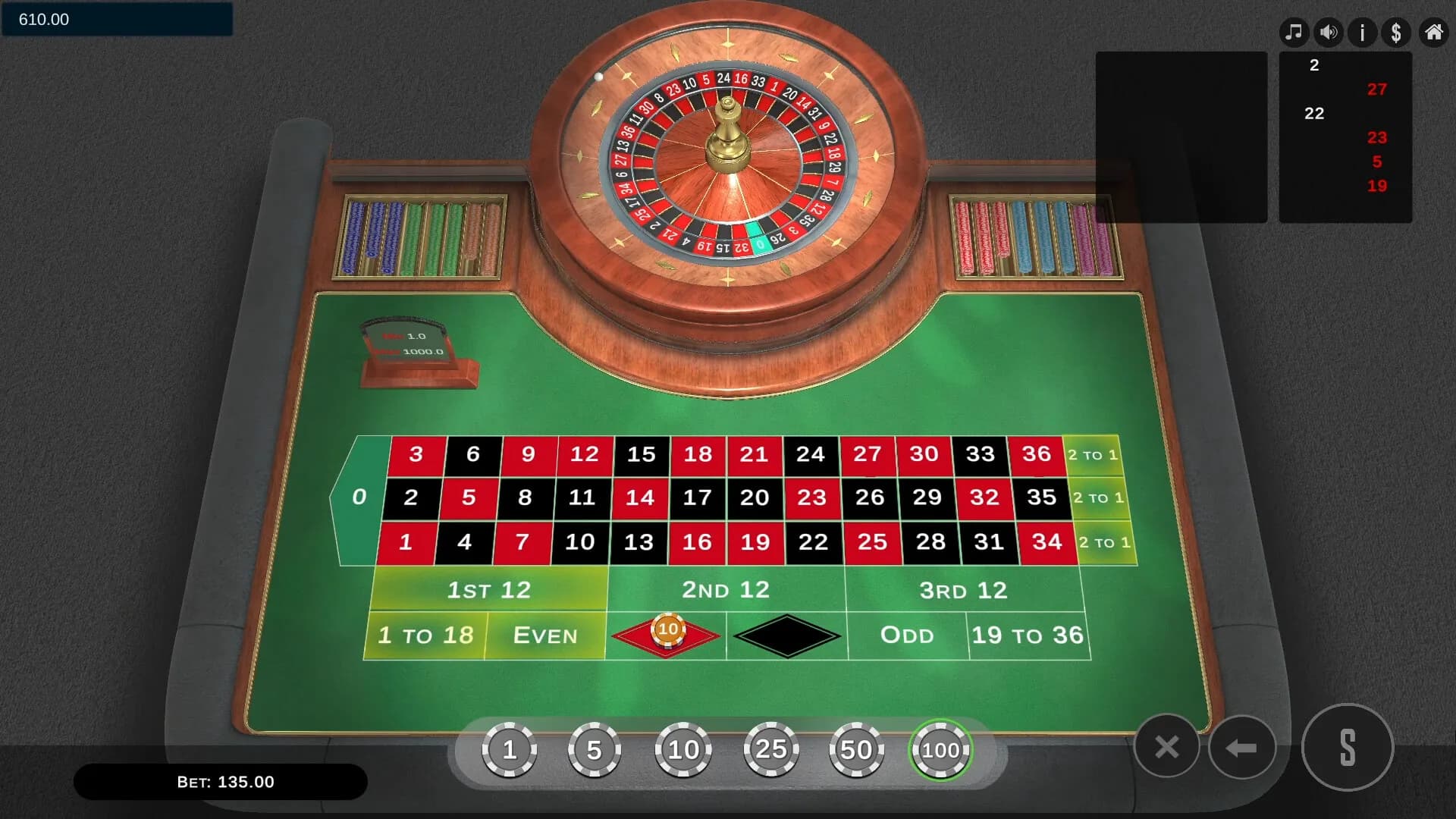 Roulette Pro Simulator görsel 5