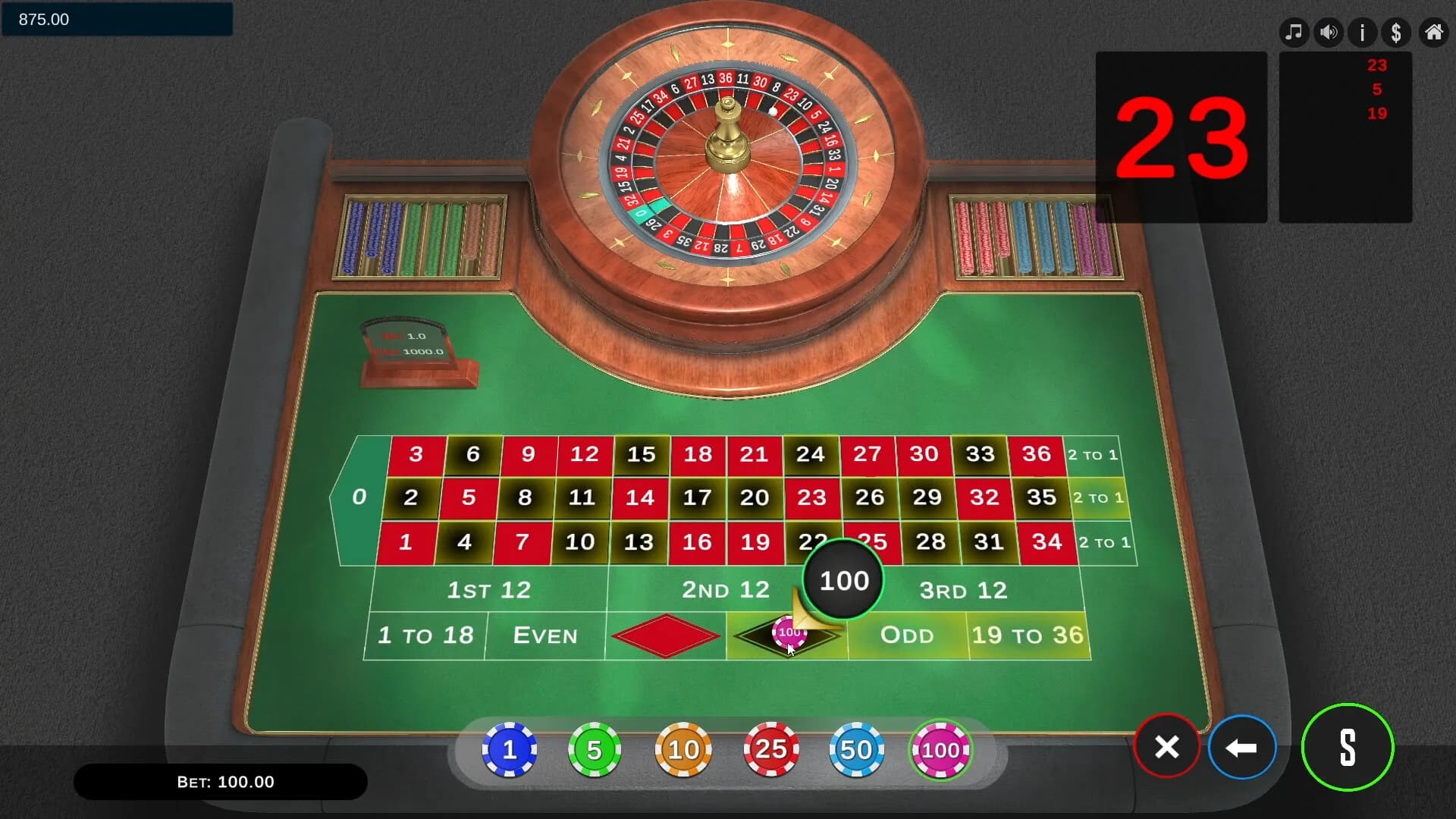Roulette Pro Simulator görsel 6