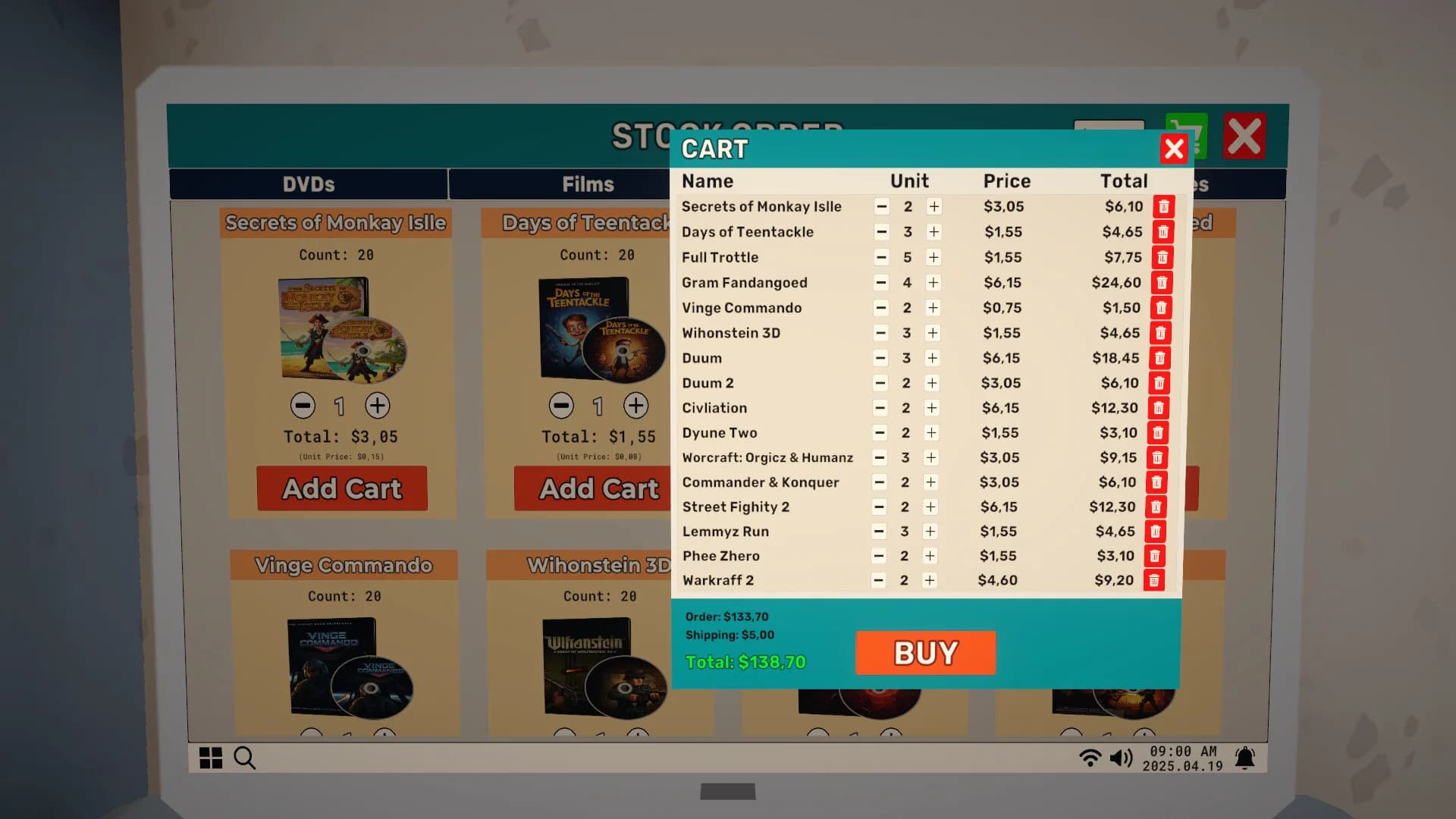 DVD Store Simulator görsel 9
