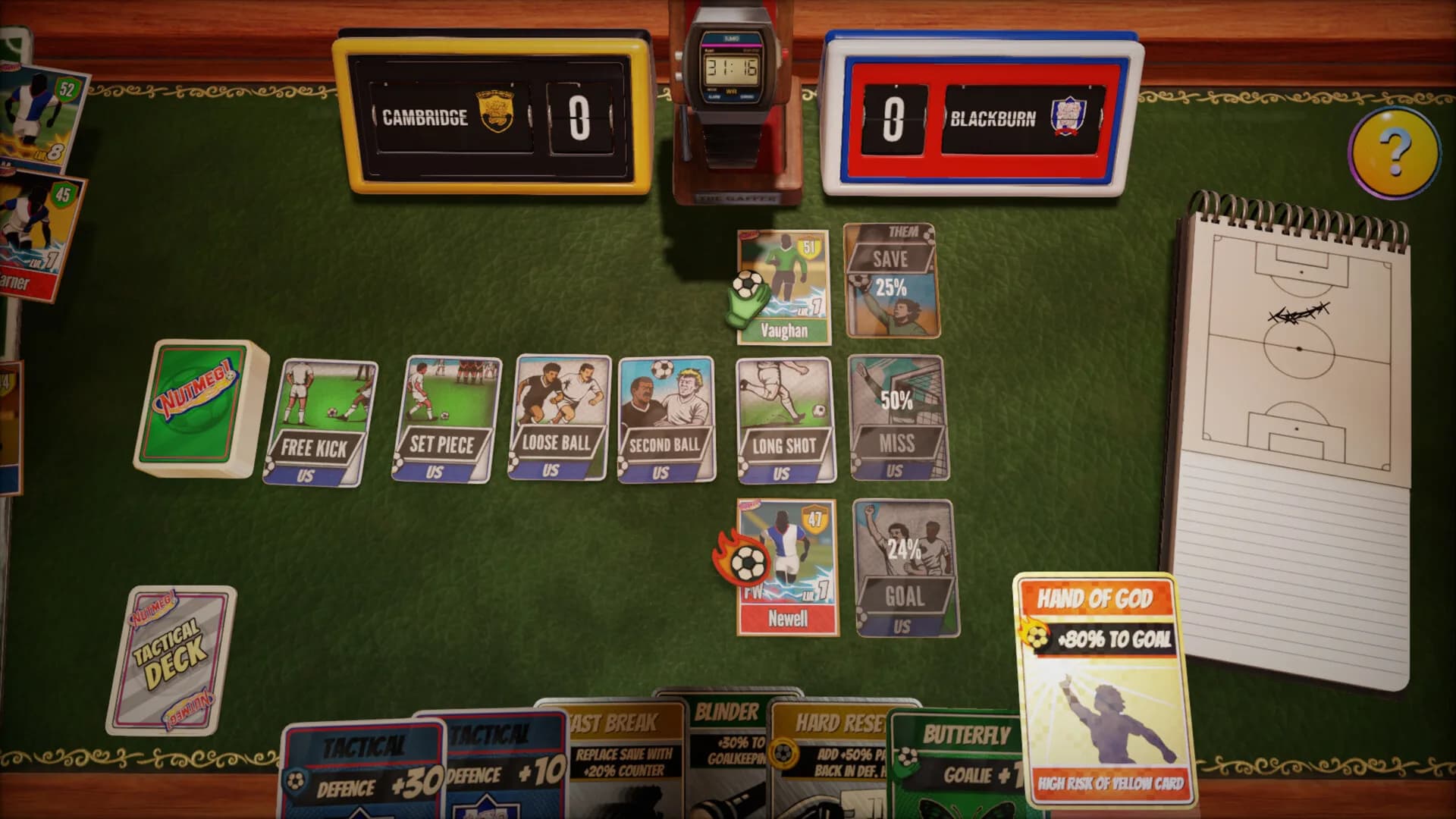 NUTMEG! A Nostalgic Deckbuilding Football Manager görsel 2