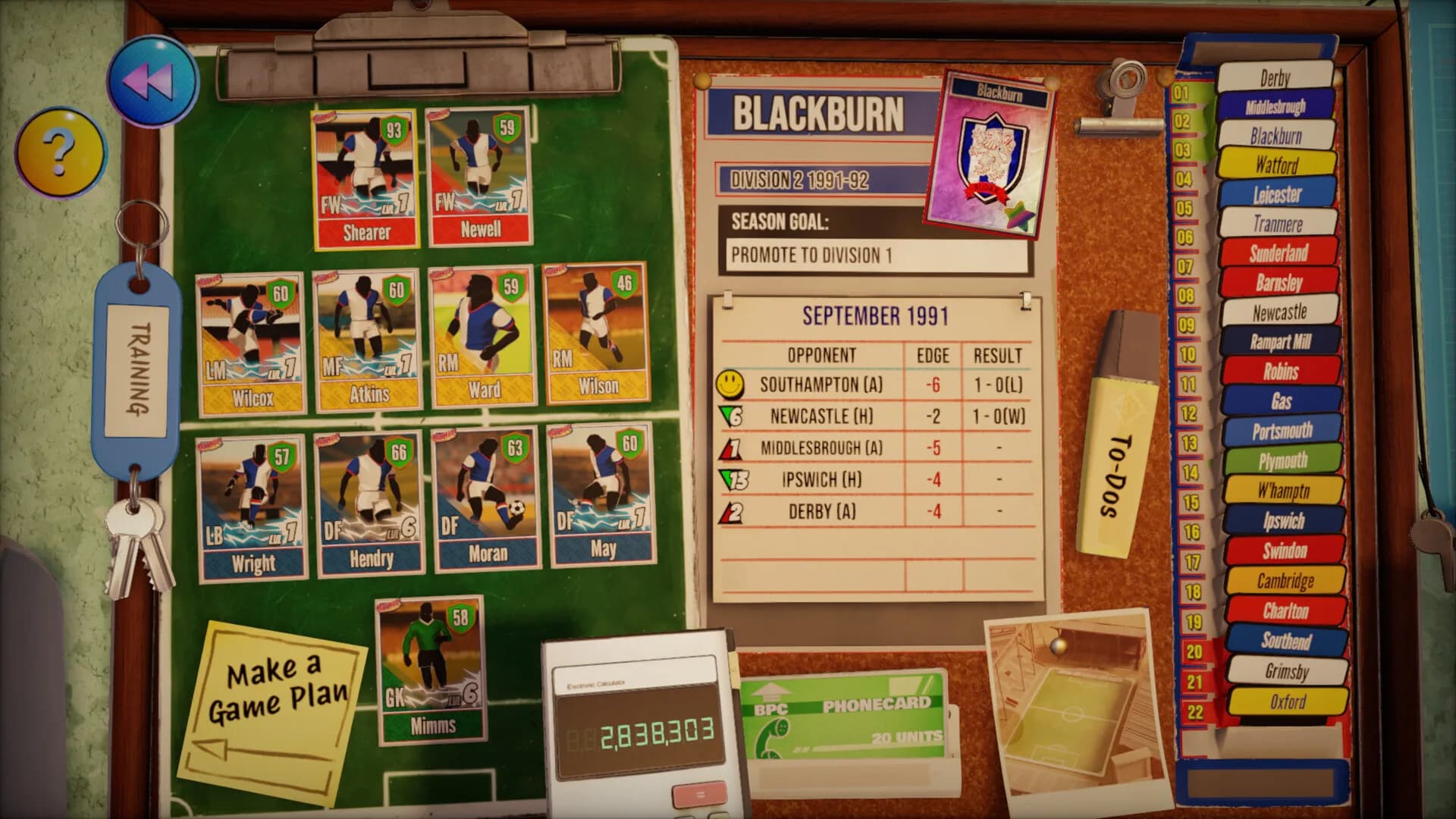 NUTMEG! A Nostalgic Deckbuilding Football Manager görsel 7