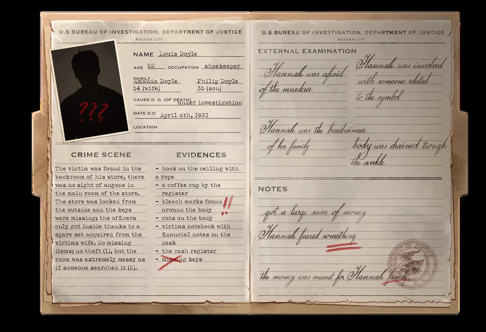 Cthulhu Mysteries: Veins of Arkham görsel 5
