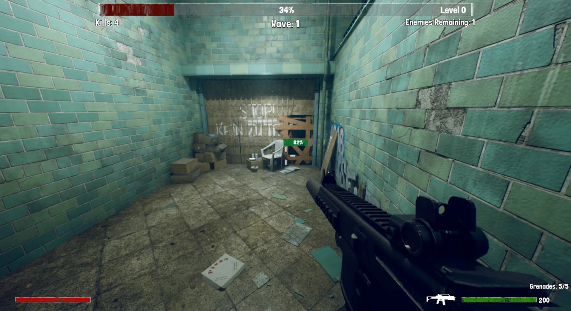 Zombie Demolition: Infinite Zombie Shooter görsel 2
