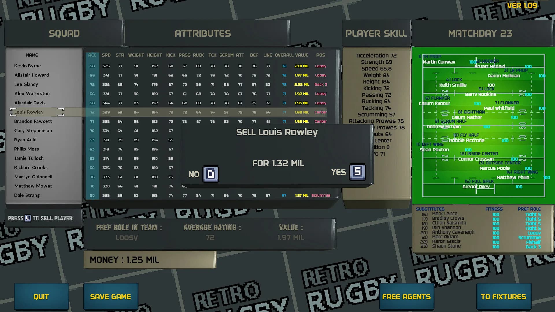 Retro Rugby görsel 9