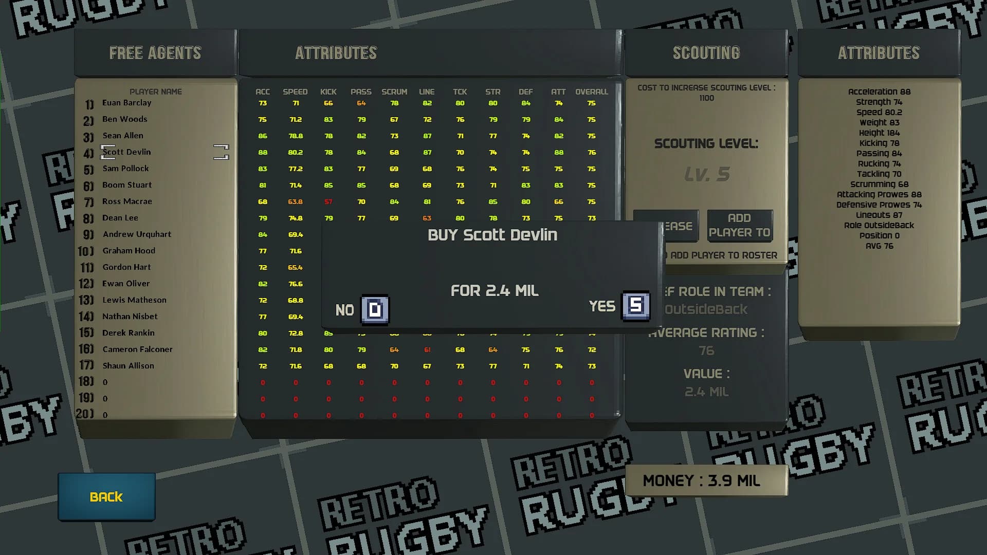 Retro Rugby görsel 10