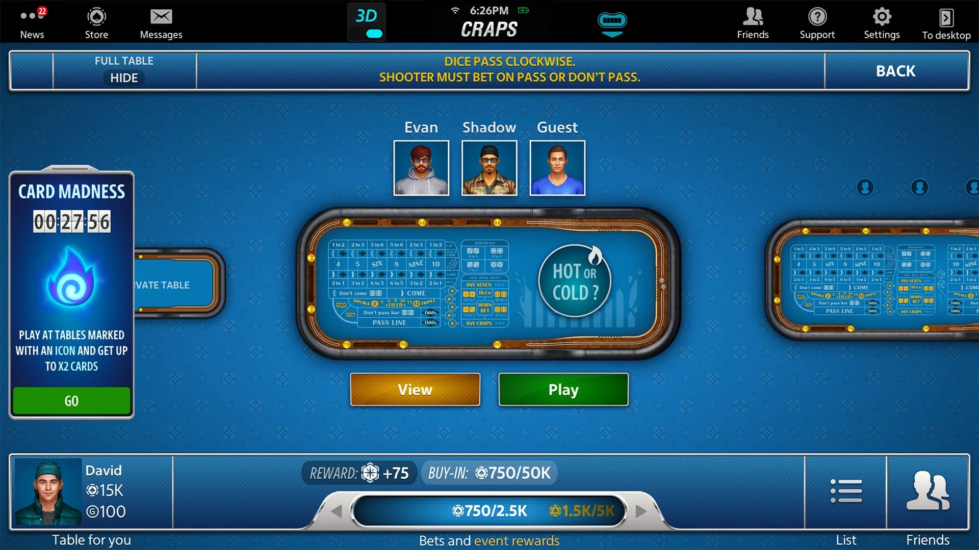 Pokerist'ten Vegas Craps görsel 4