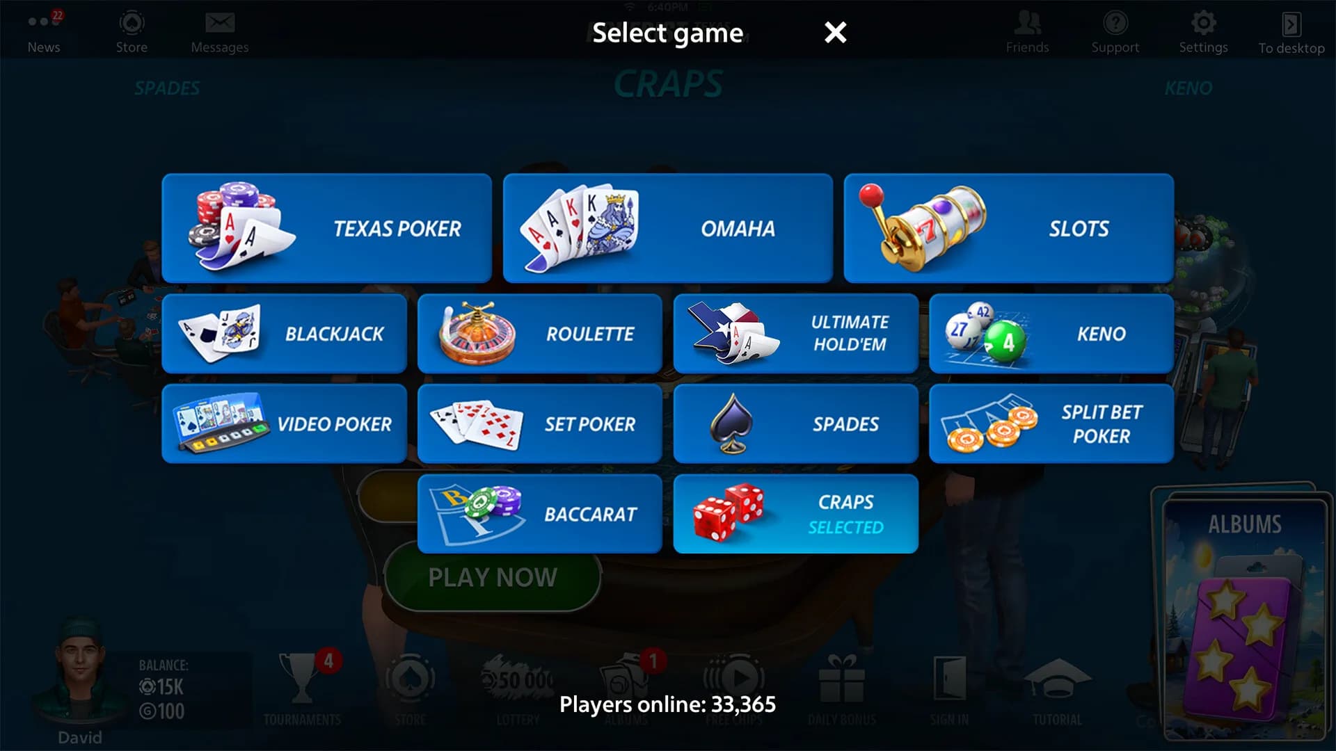 Pokerist'ten Vegas Craps görsel 7