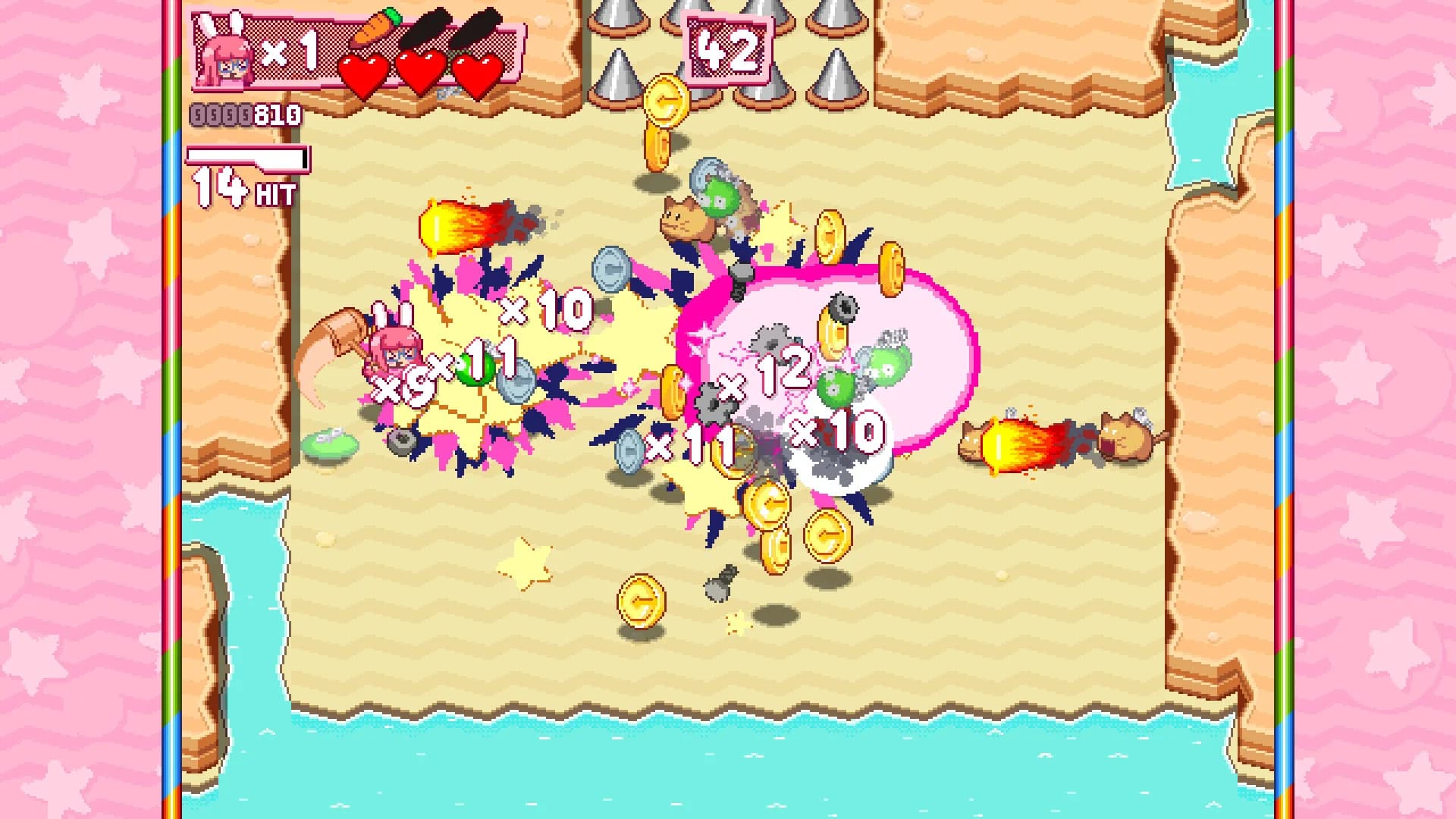 Hyper Bun Buster: Rocket Hammer Action görsel 2