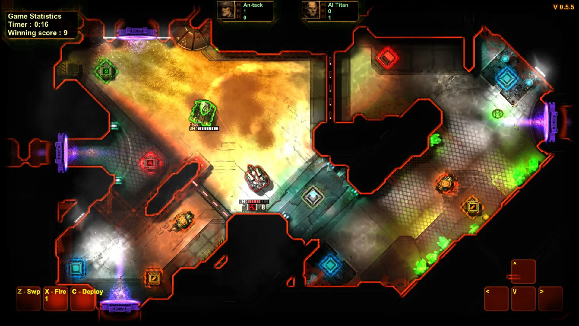 Steel shadows arena görsel 3