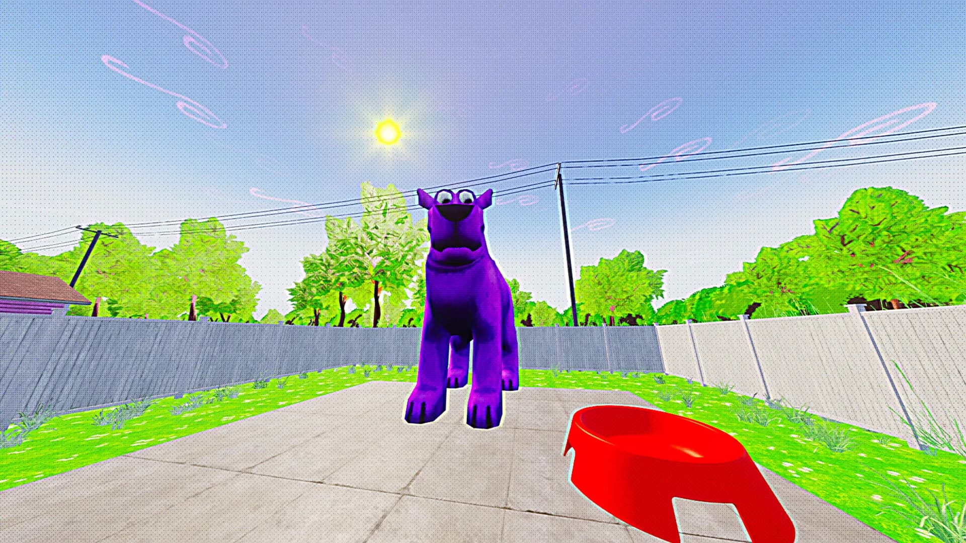 Pepper the Giant Purple Dog görsel 2