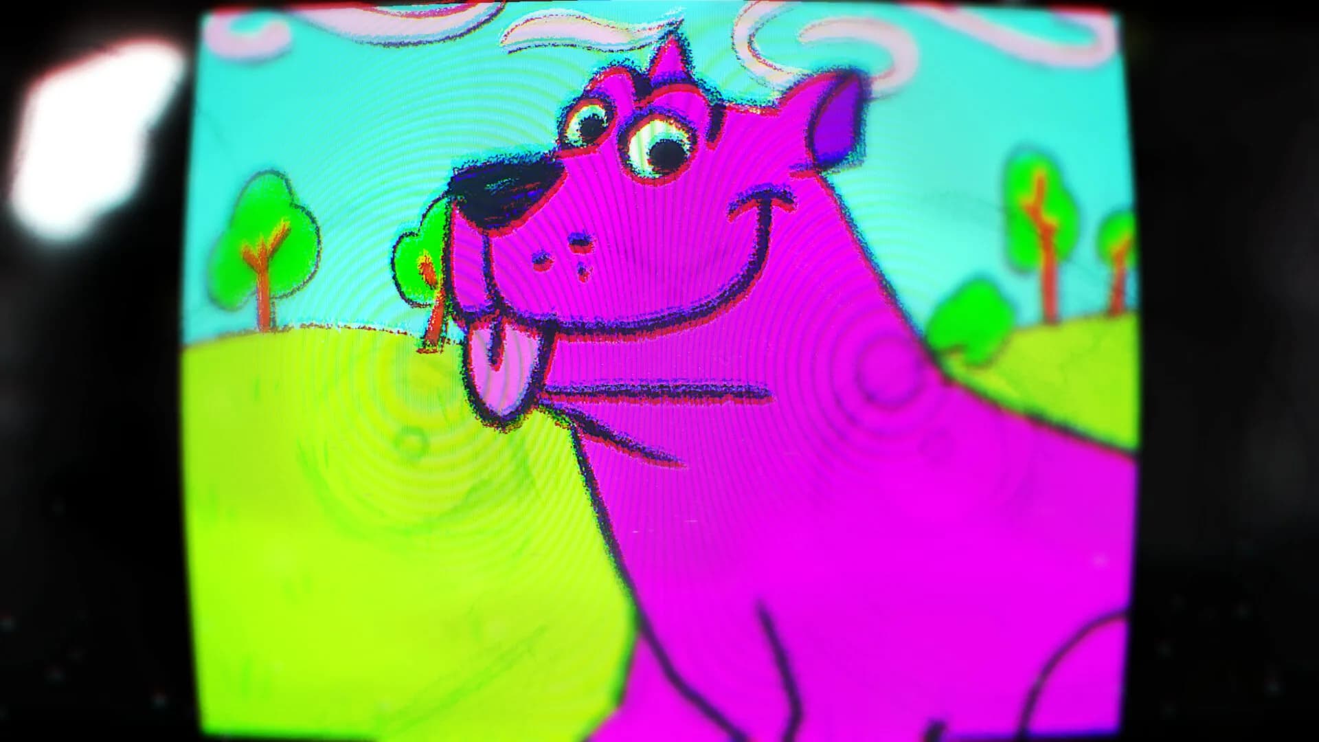 Pepper the Giant Purple Dog görsel 6