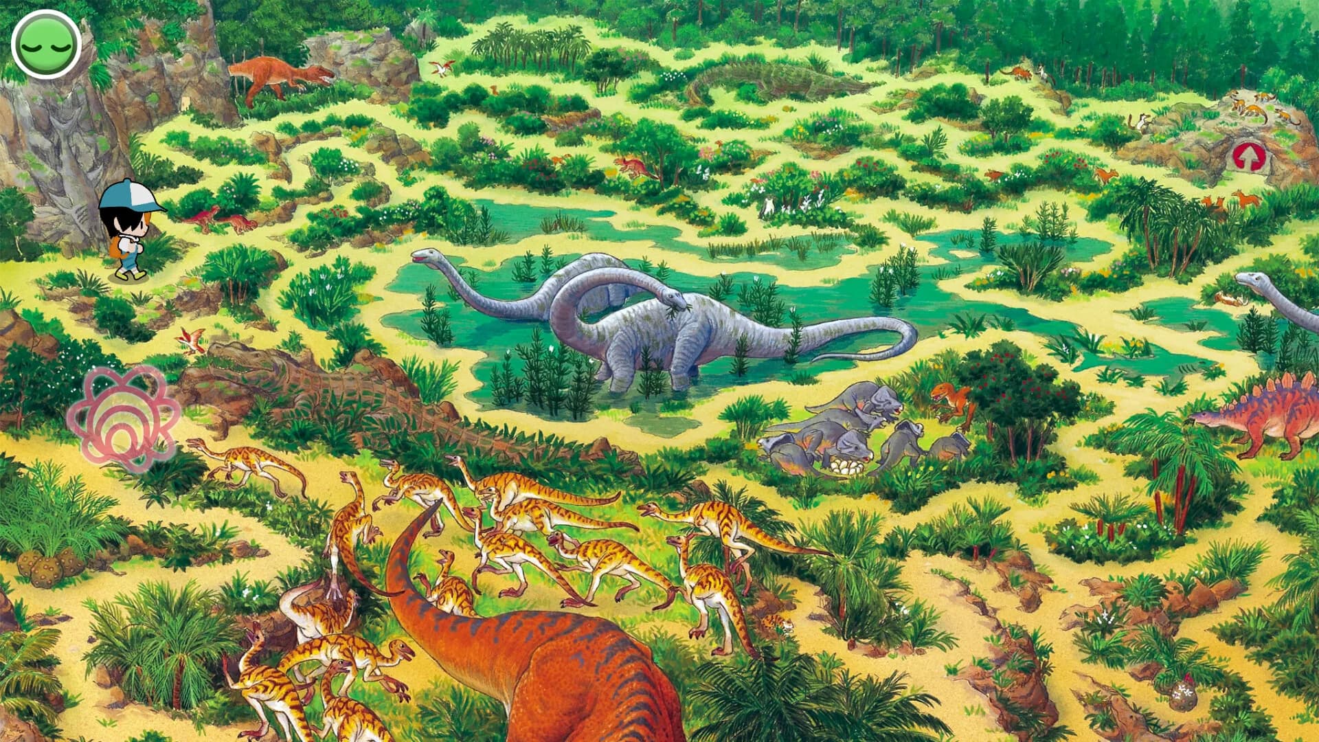 時の迷路 ~恐竜時代から江戸時代まで~ 作・絵 香川元太郎 görsel 5