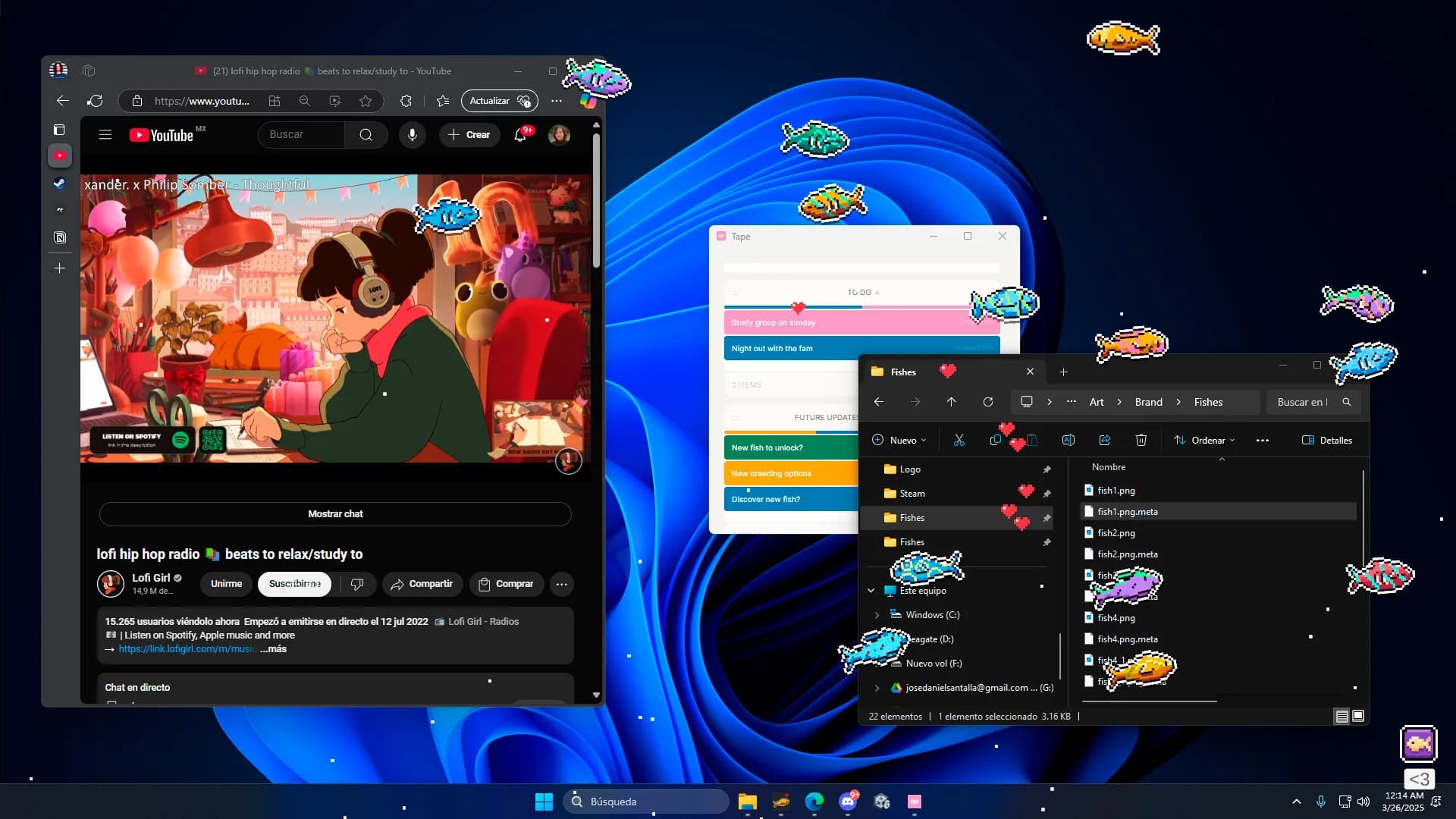 Desktop Fishes görsel 7