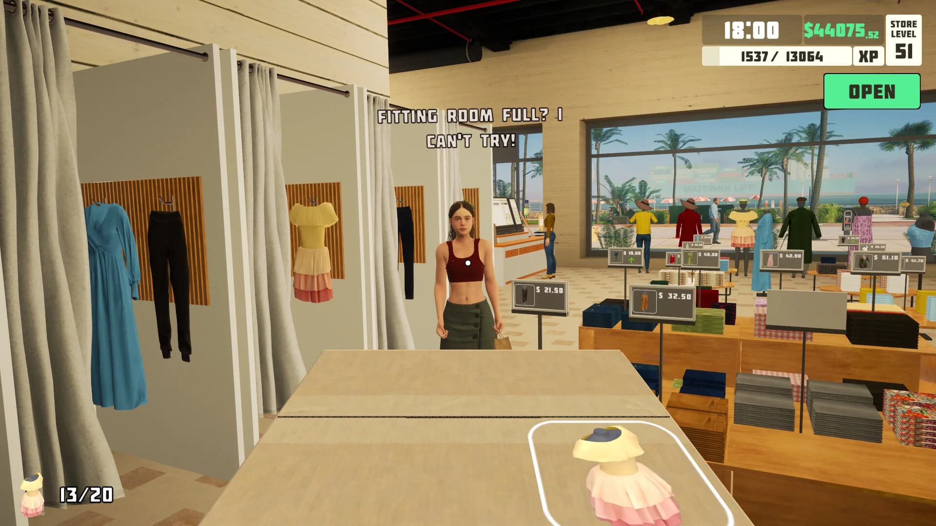 siMarket Cloth Store Simulator görsel 4