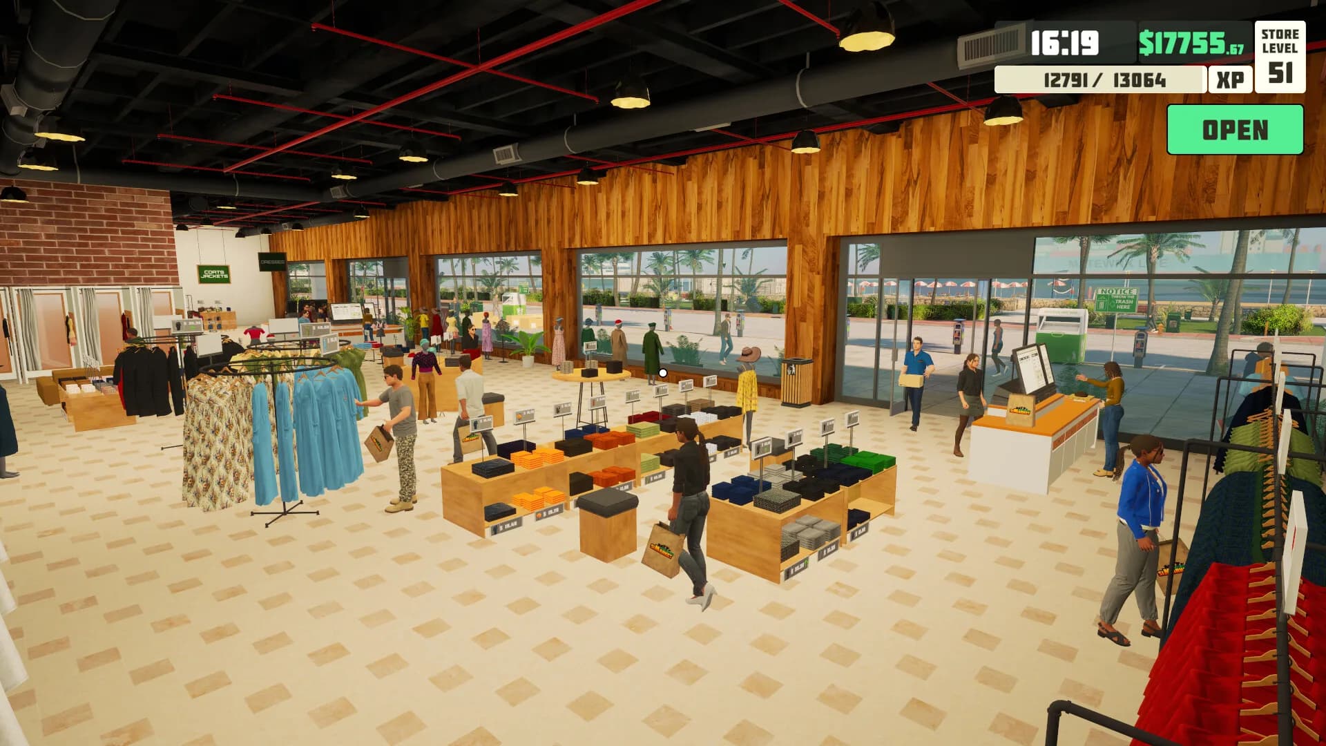 siMarket Cloth Store Simulator görsel 5