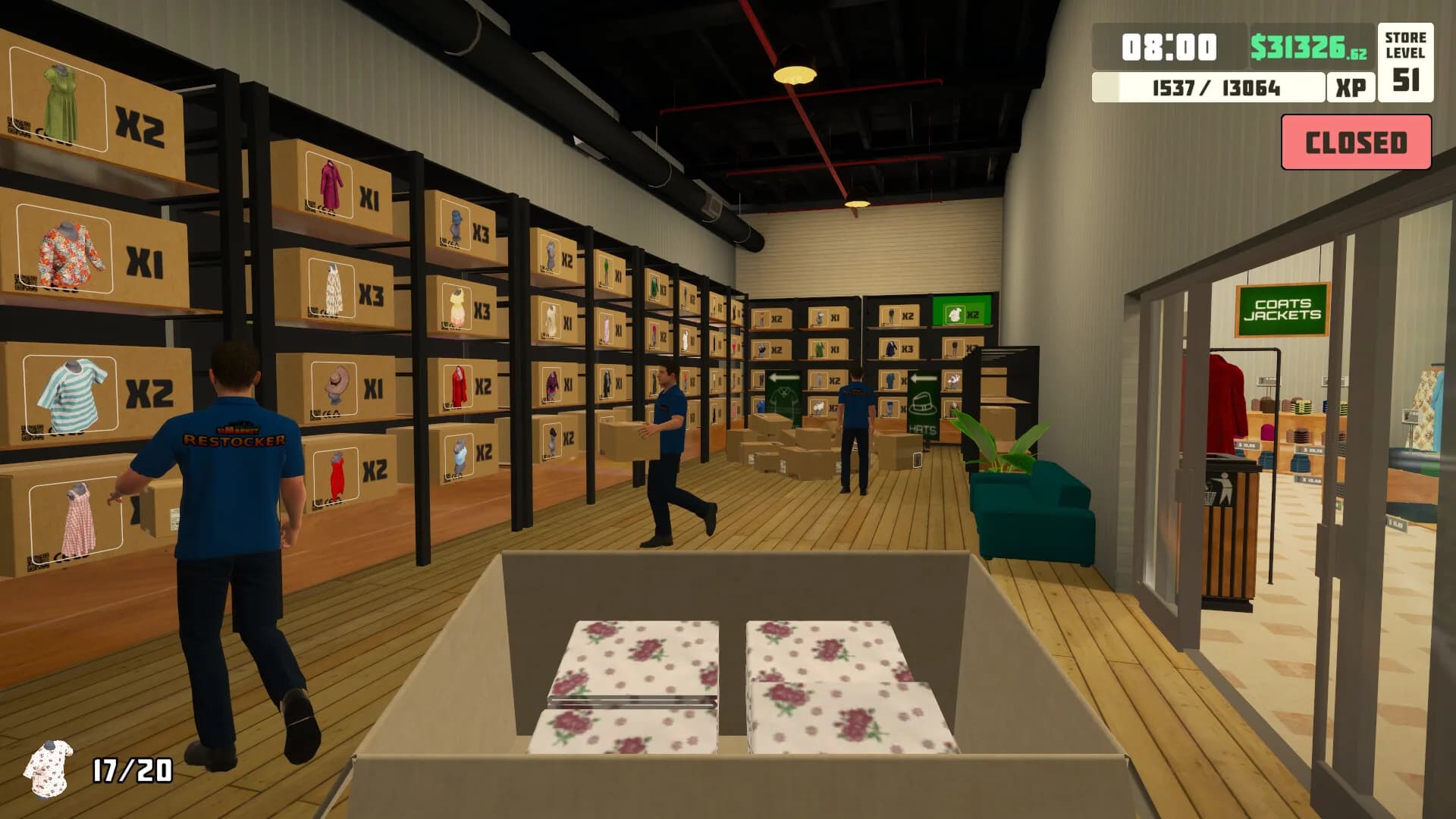 siMarket Cloth Store Simulator görsel 6