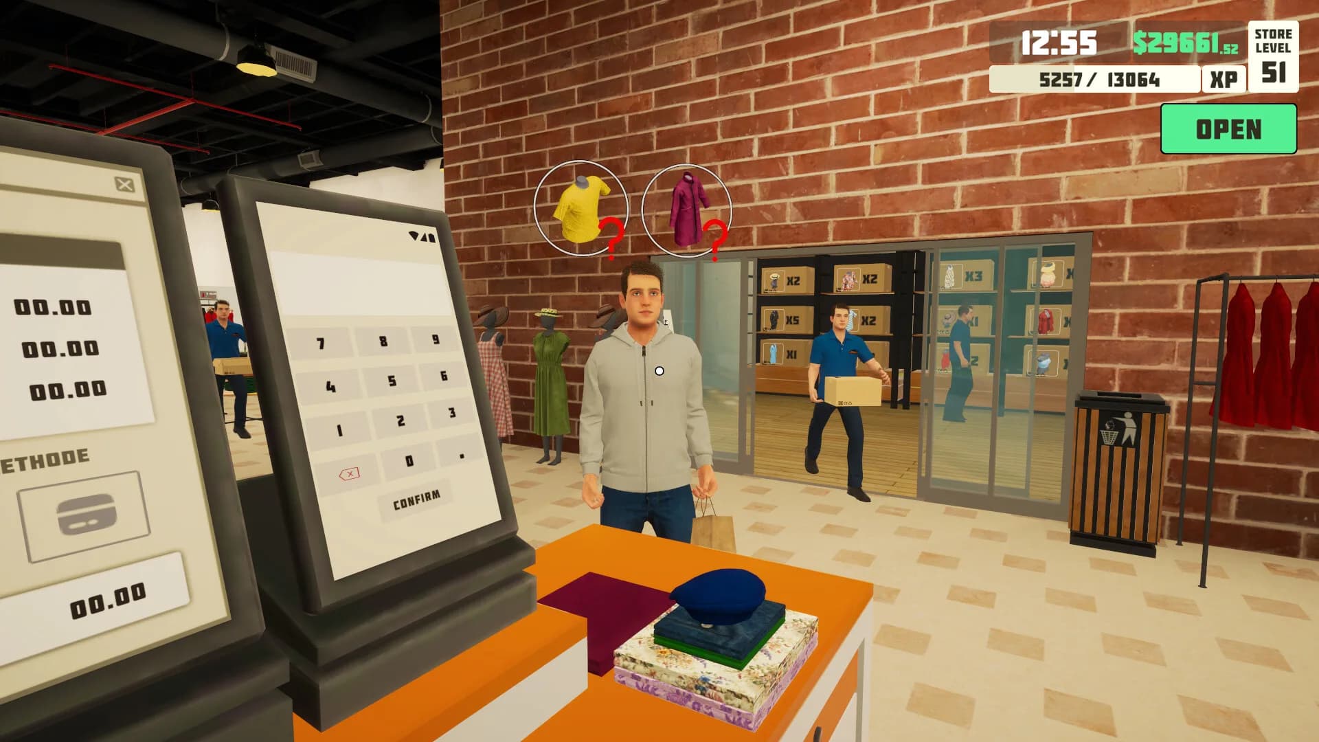 siMarket Cloth Store Simulator görsel 7