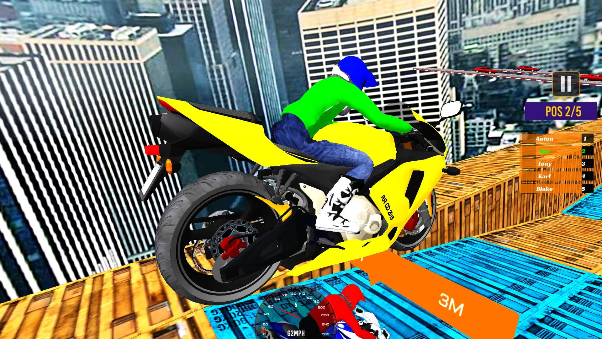 Impossible Moto Sim görsel 5