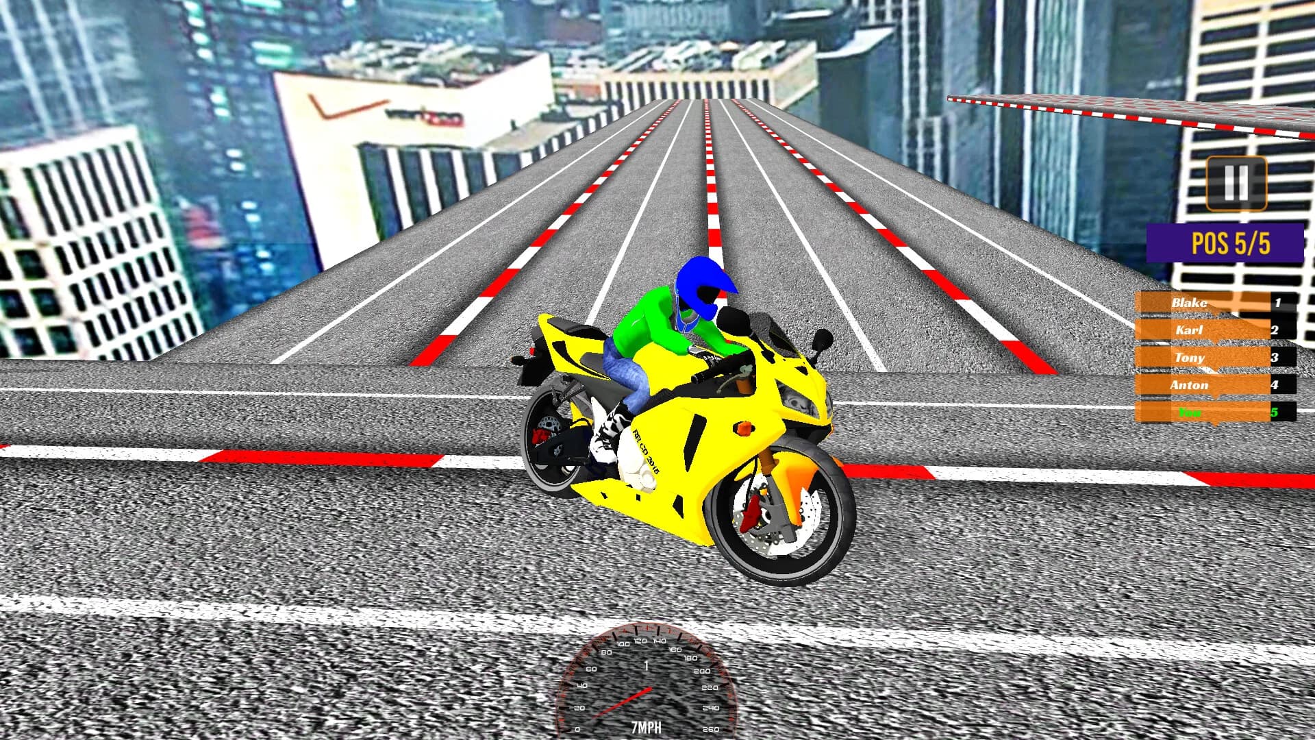 Impossible Moto Sim görsel 9