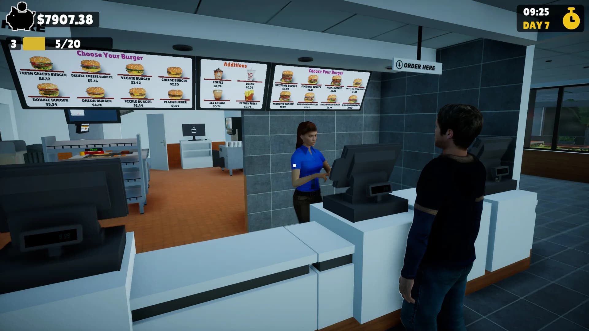 Burger Rush Simulator görsel 4