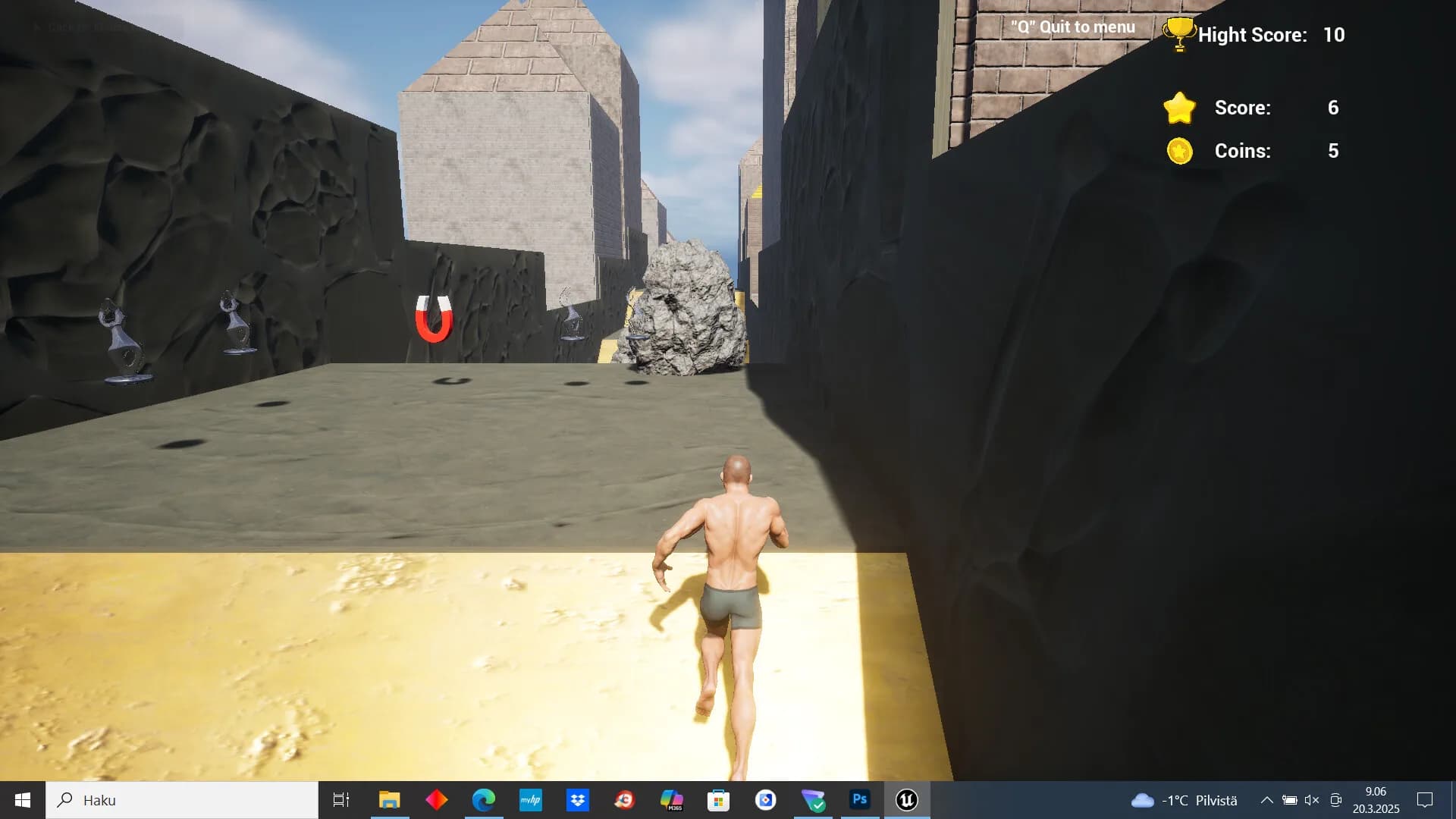 Man Without Clothes Runner görsel 3