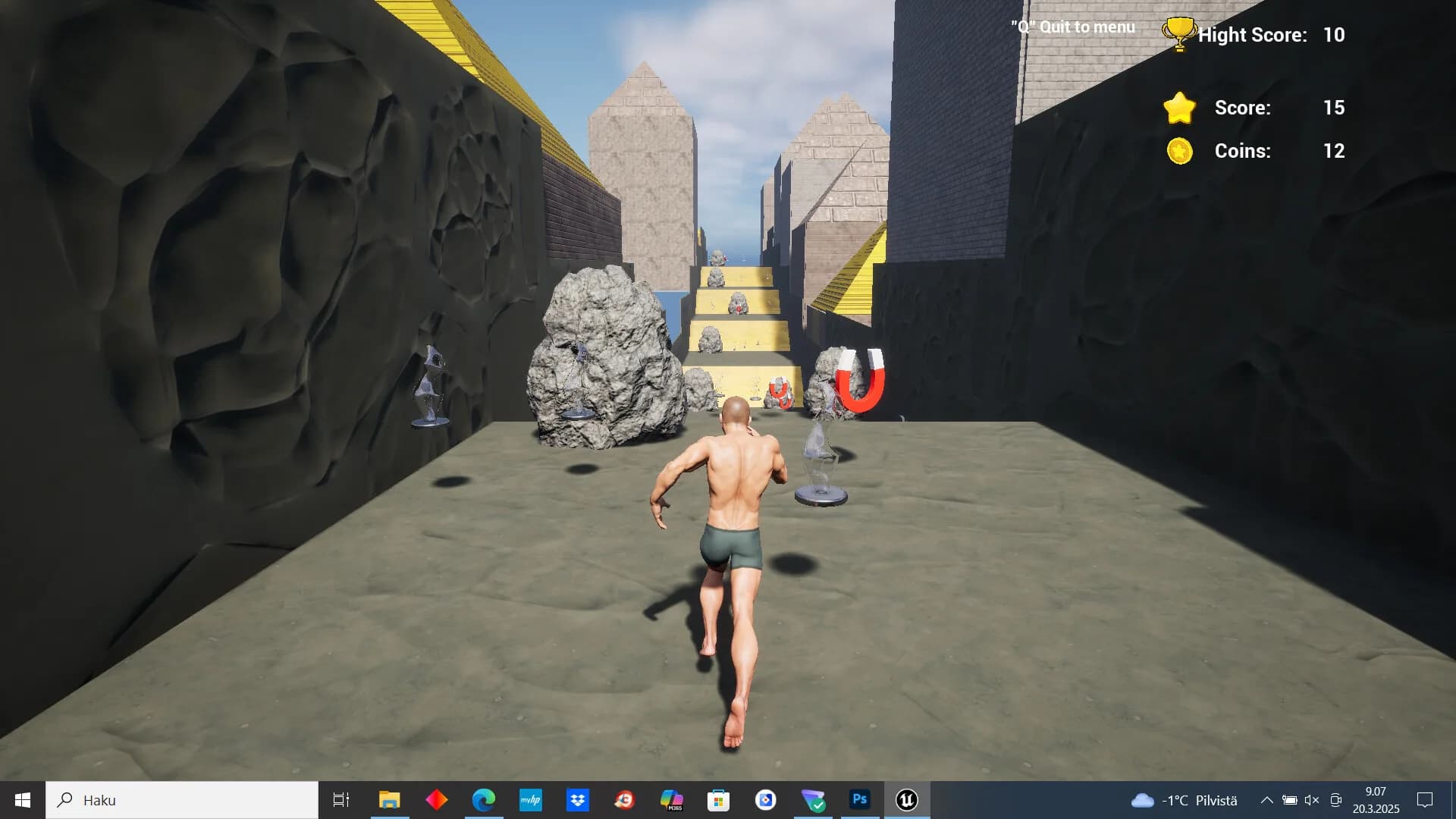Man Without Clothes Runner görsel 4