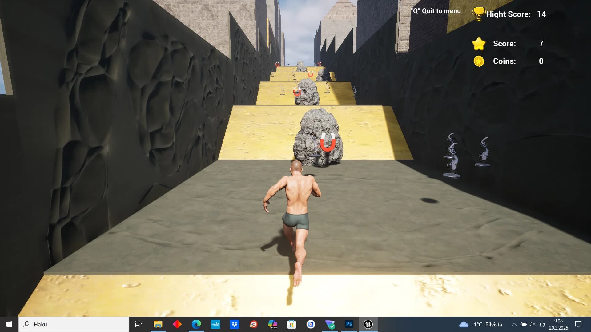 Man Without Clothes Runner görsel 5