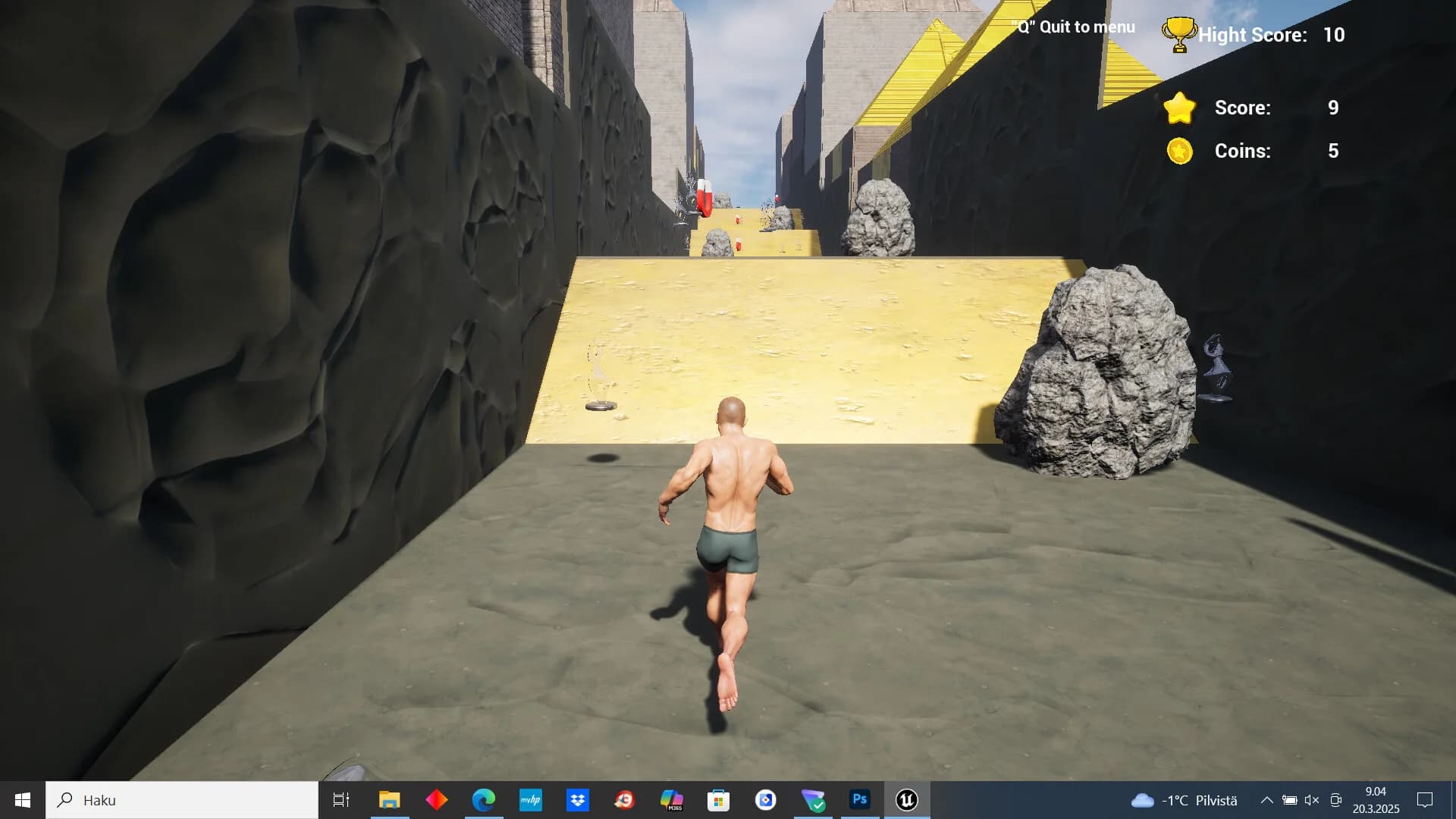 Man Without Clothes Runner görsel 6