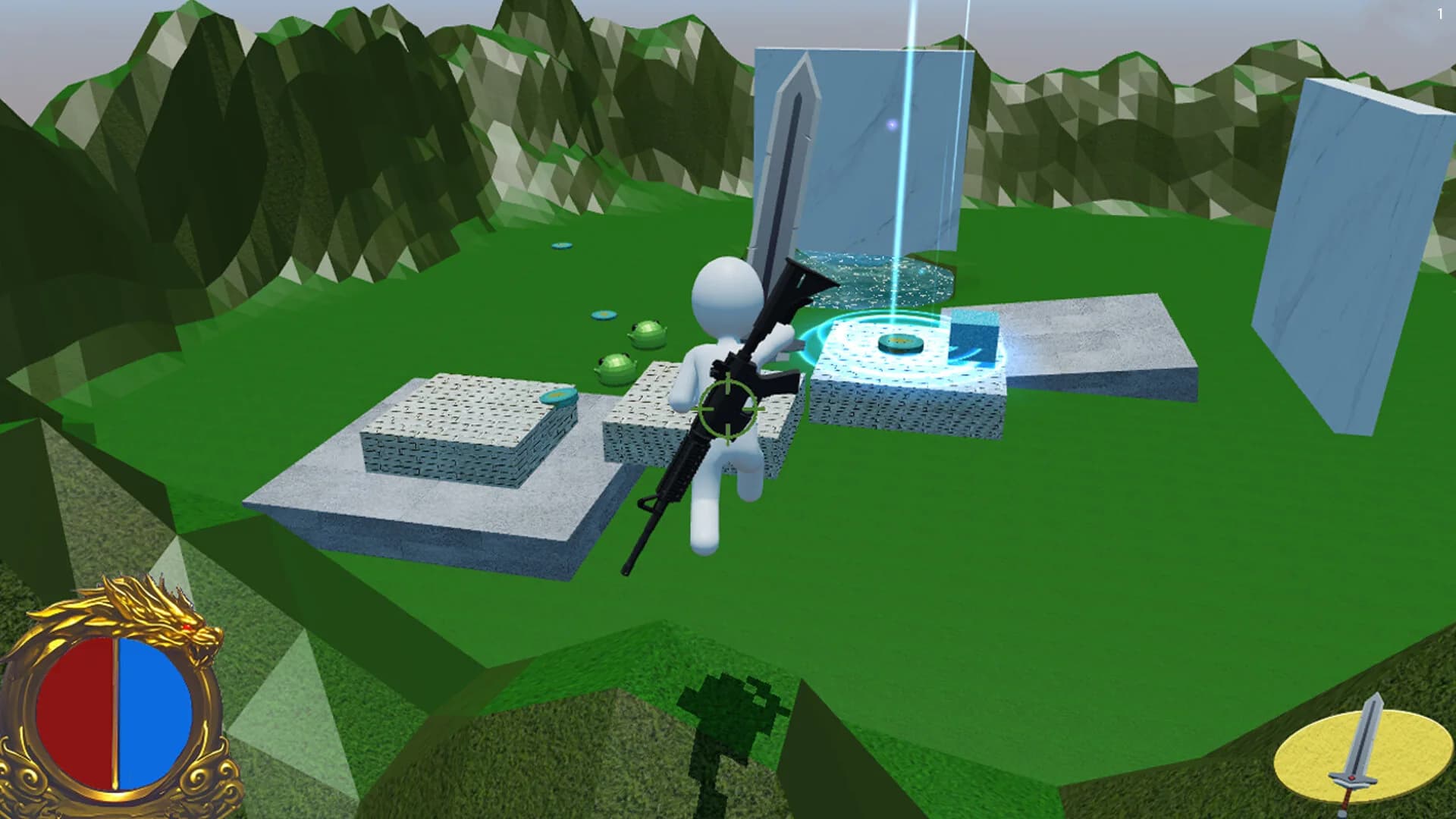 Third-Person Shooter and Platform Jumping and Level-based Adventure görsel 2