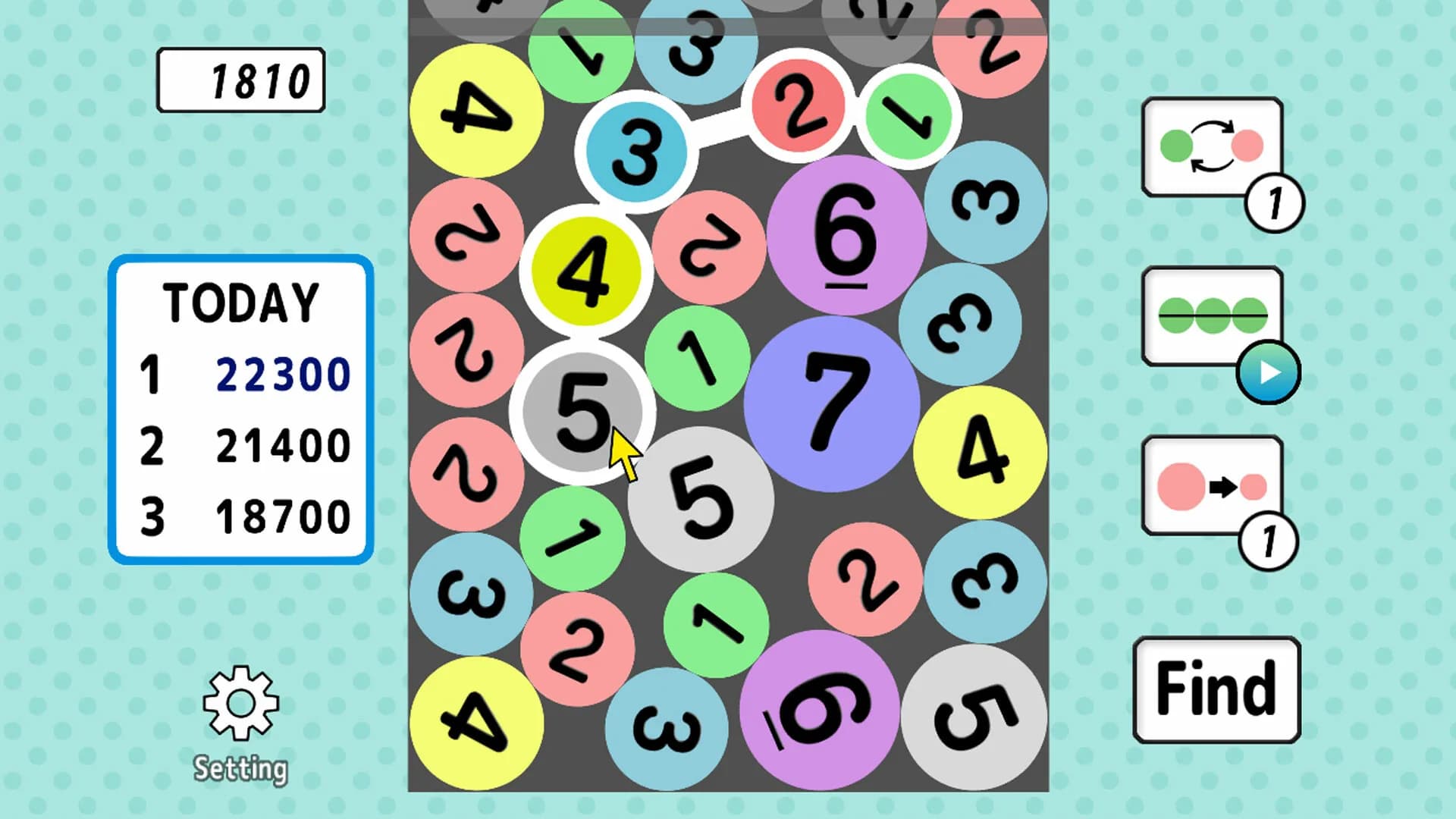 1234 connect puzzle görsel 2
