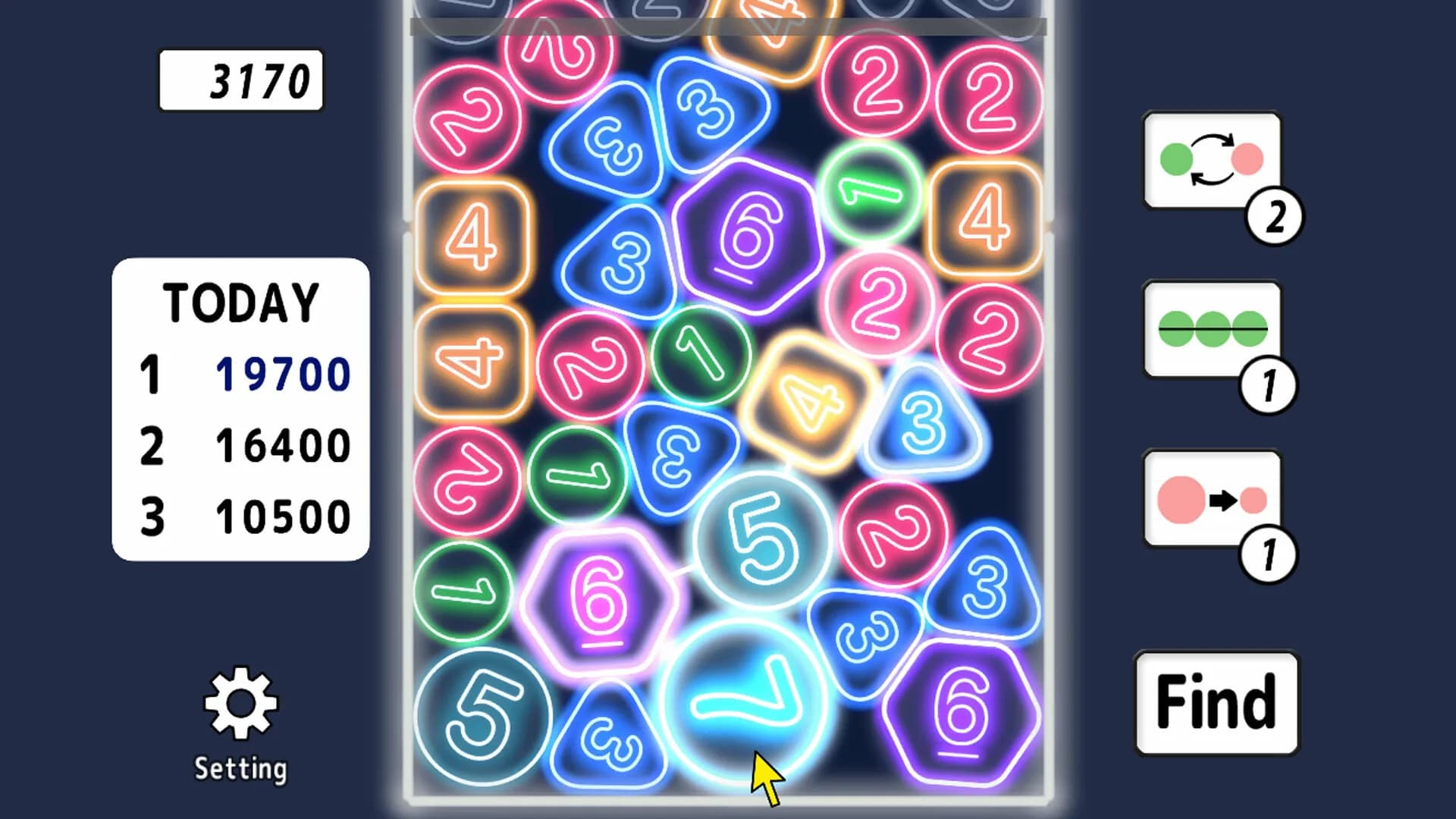 1234 connect puzzle görsel 4