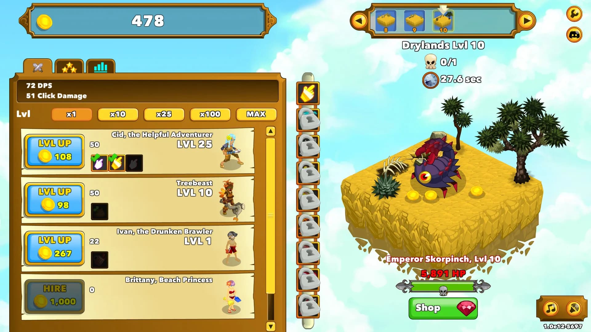 Clicker Heroes görsel 2