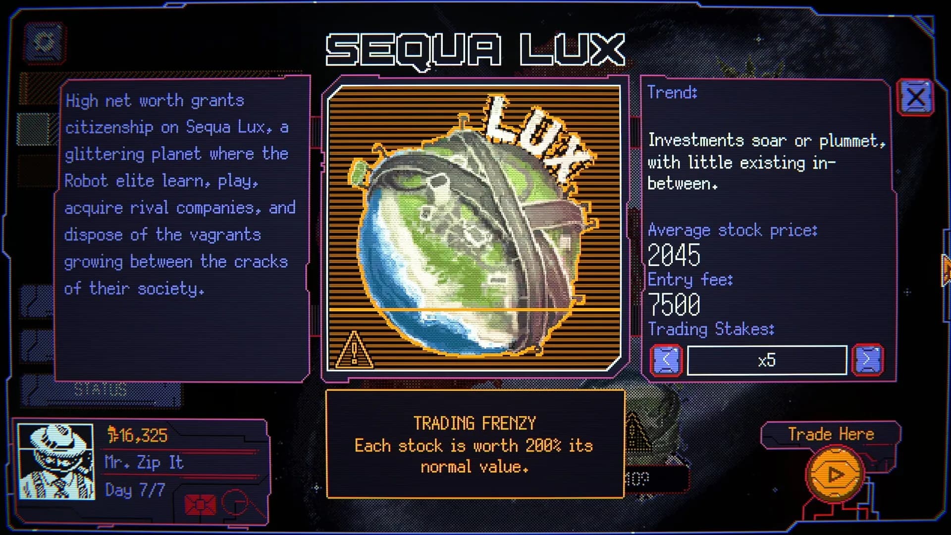 Space Warlord Baby Trading Simulator görsel 5