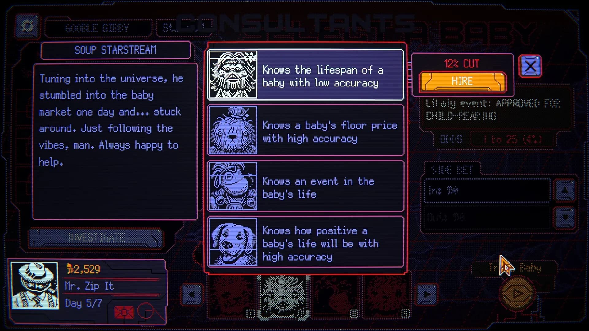 Space Warlord Baby Trading Simulator görsel 7