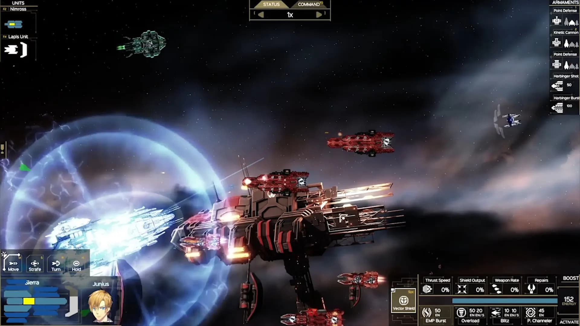 Sierra Ops - Space Strategy Visual Novel görsel 3