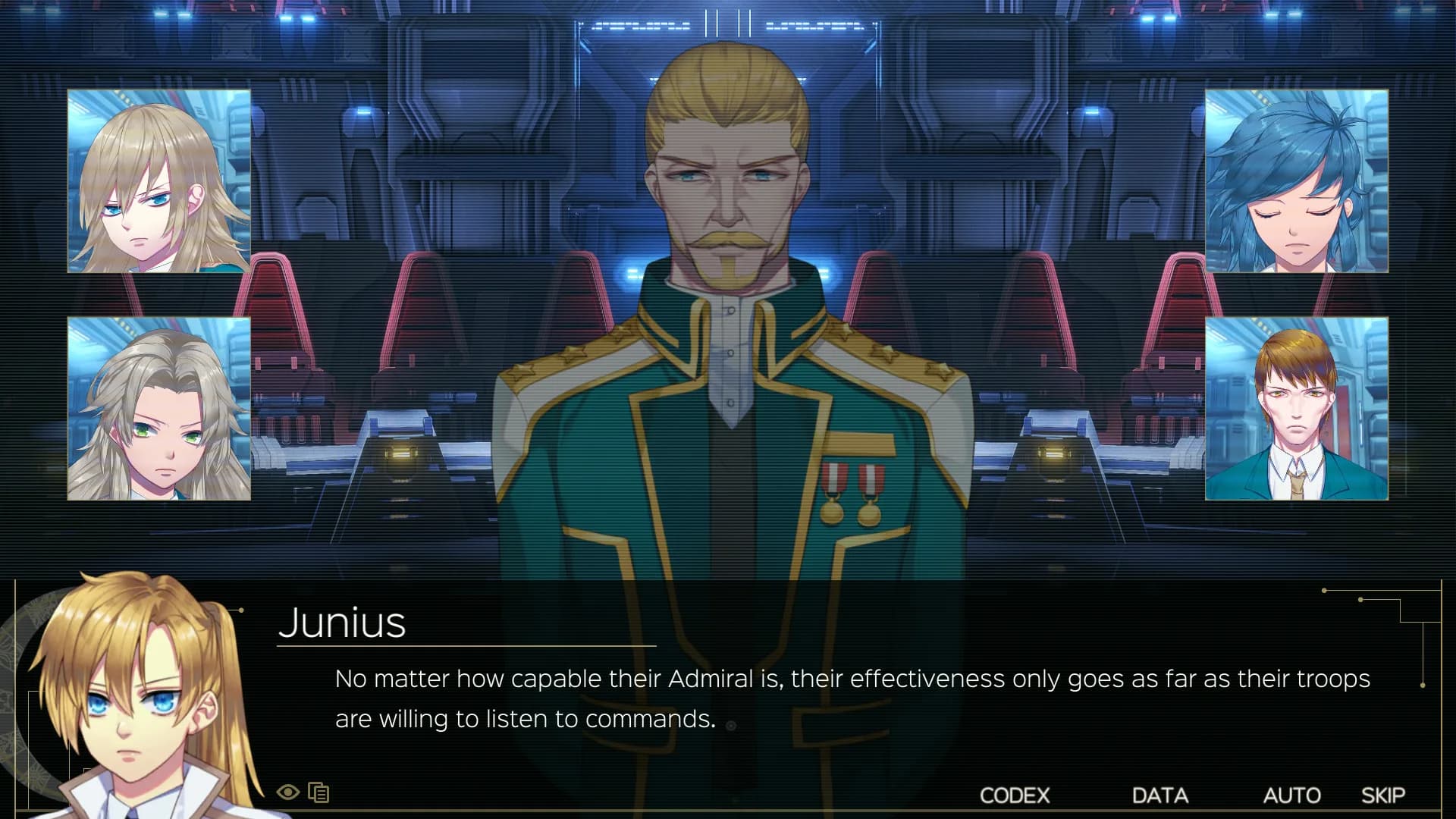 Sierra Ops - Space Strategy Visual Novel görsel 5