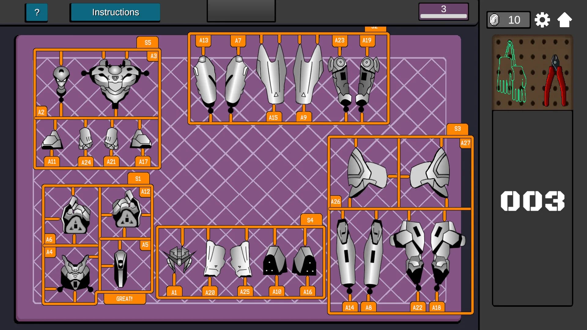 Mech Assembler: Model Kit builder Simulator görsel 3