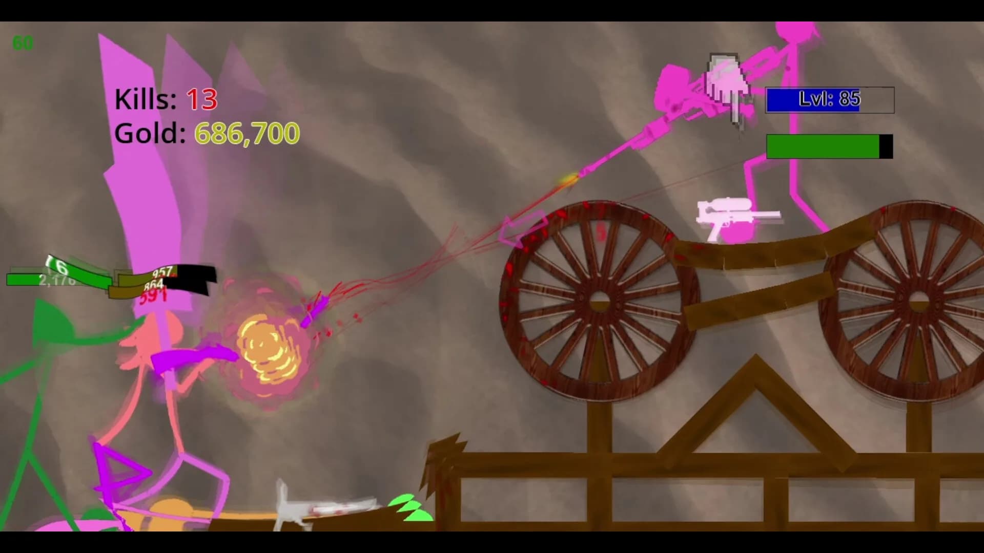 Stickman Physics Battle Arena görsel 9