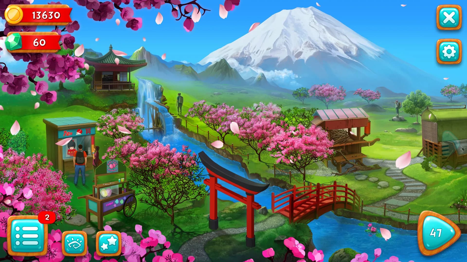 Mahjong Fest: Sakura Garden görsel 5
