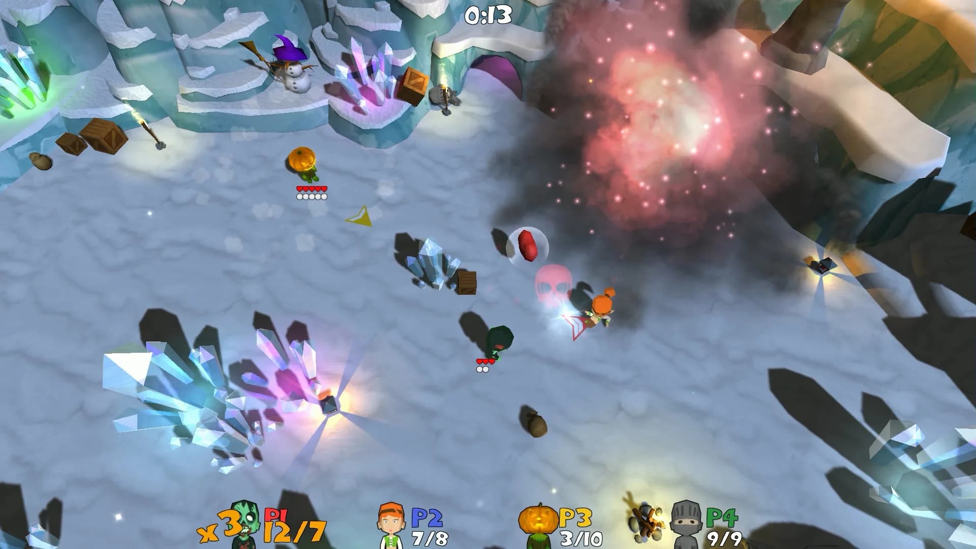 Super Snow Fight görsel 2
