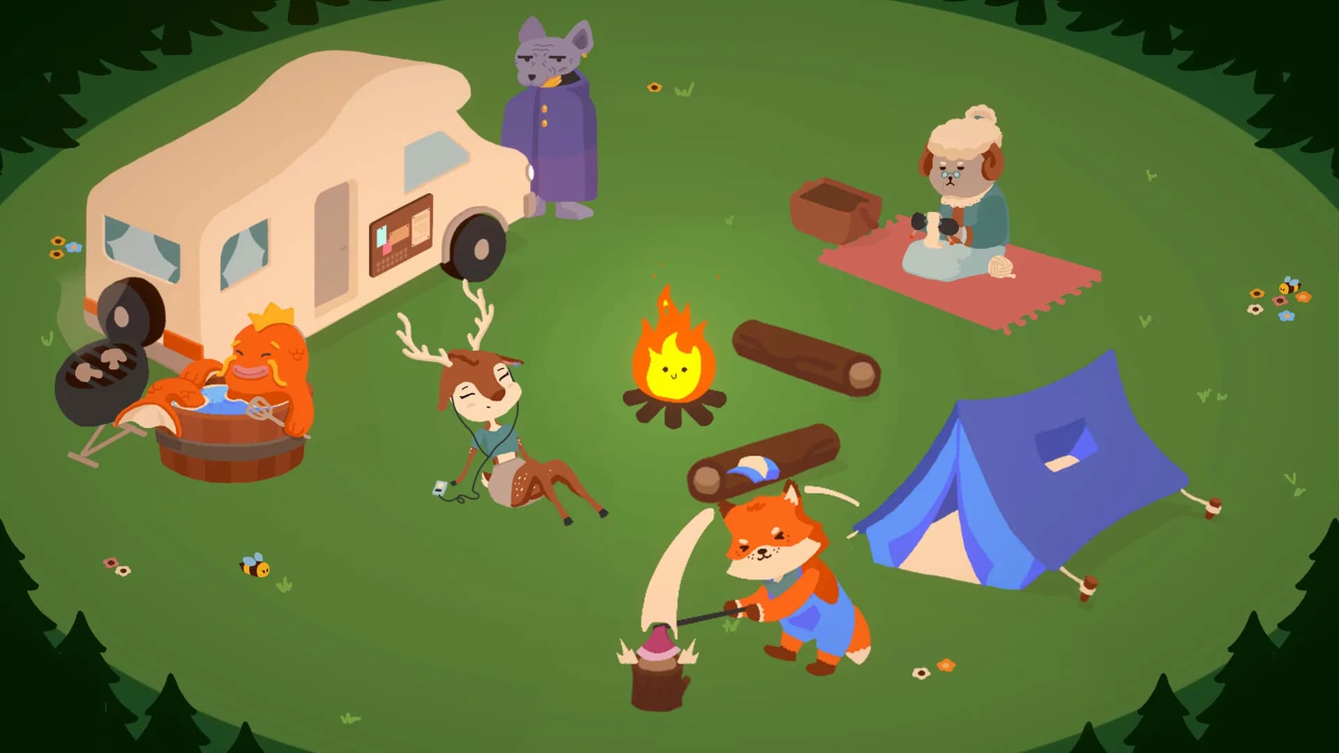 Fire at Campsite görsel 2